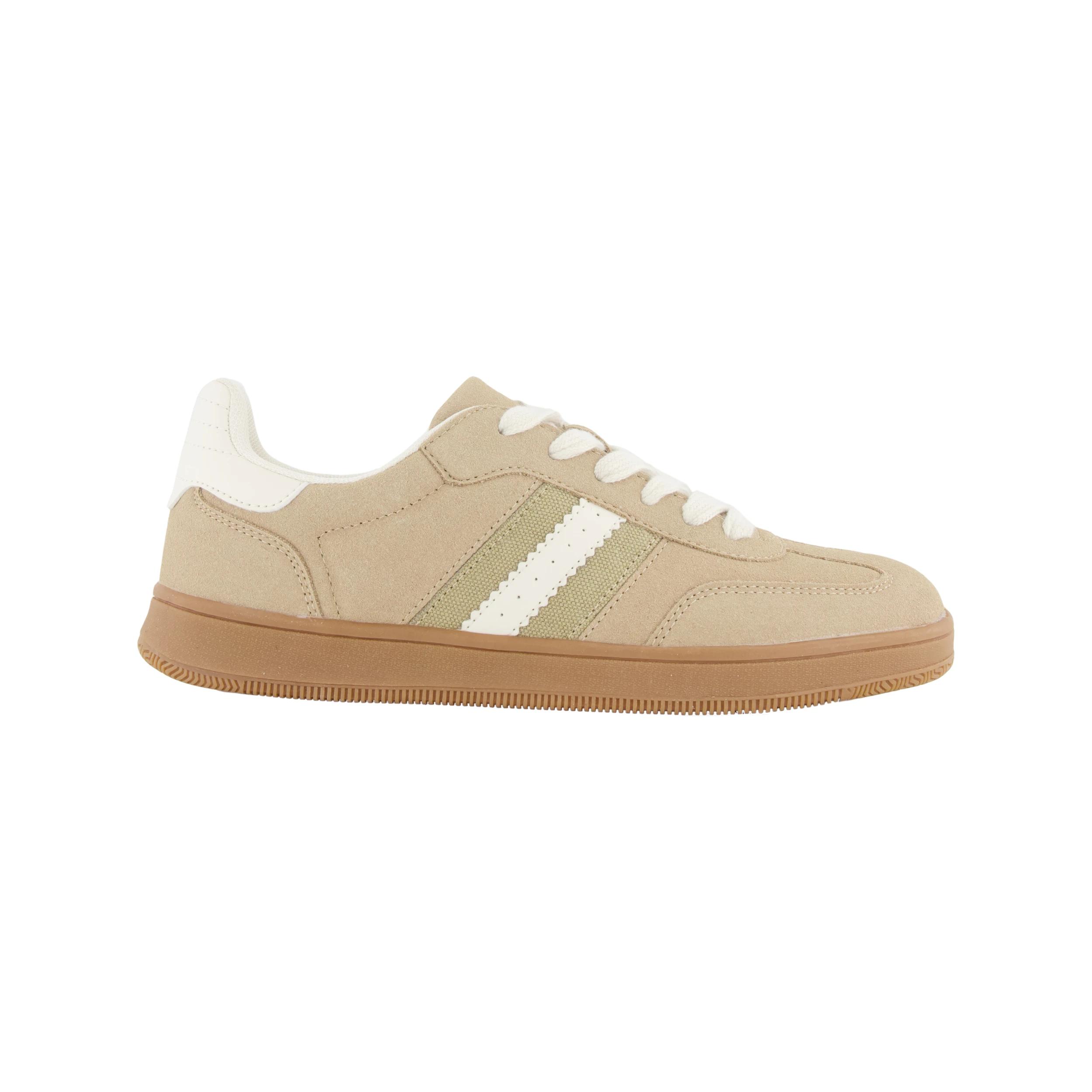 1 Retro PU  Sneakers Sand, 1 of 5