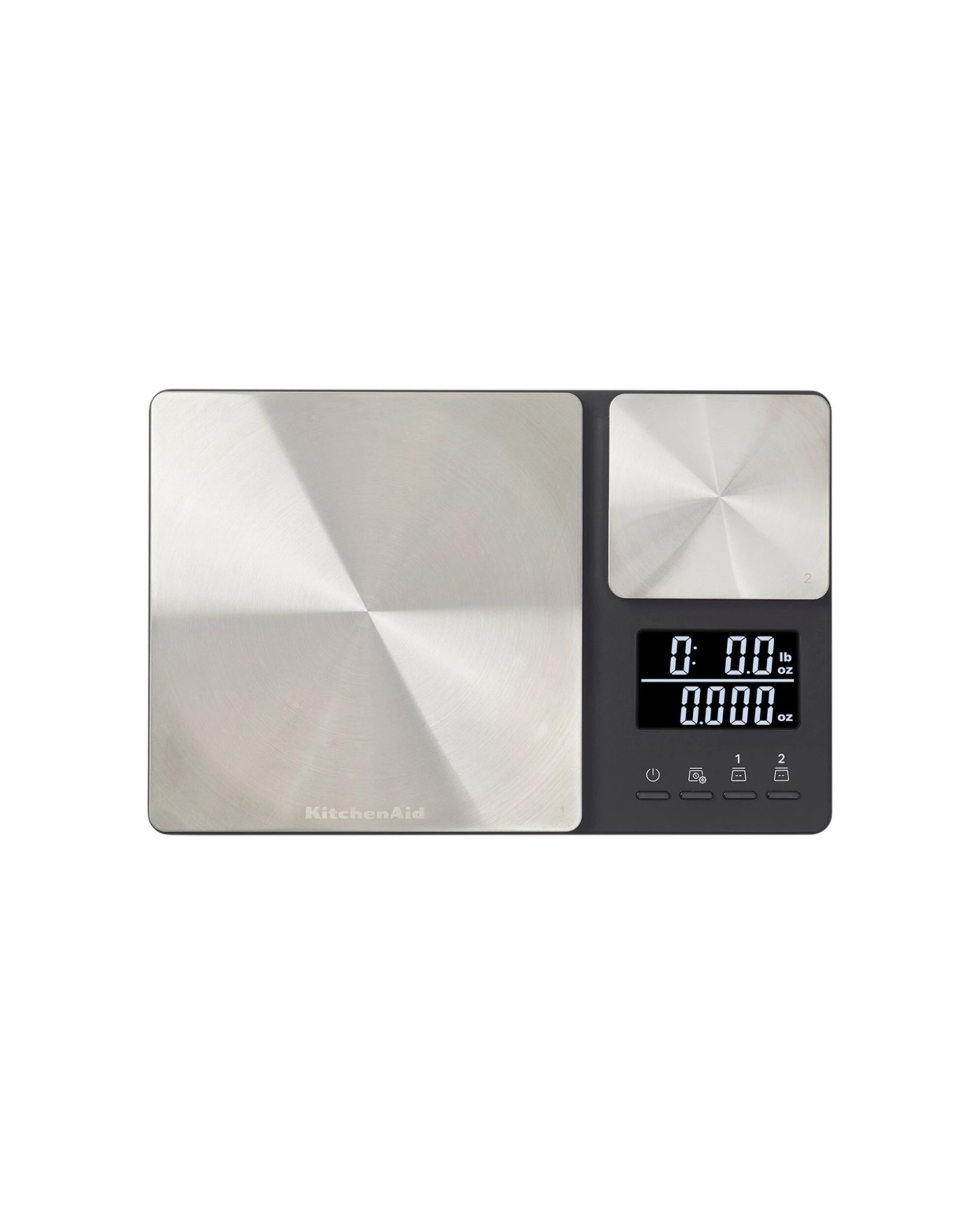 1 KitchenAid Stainless Steel Digital Kitchen Scale Dual Platform 5kg/500g - Multi, 1 of 5