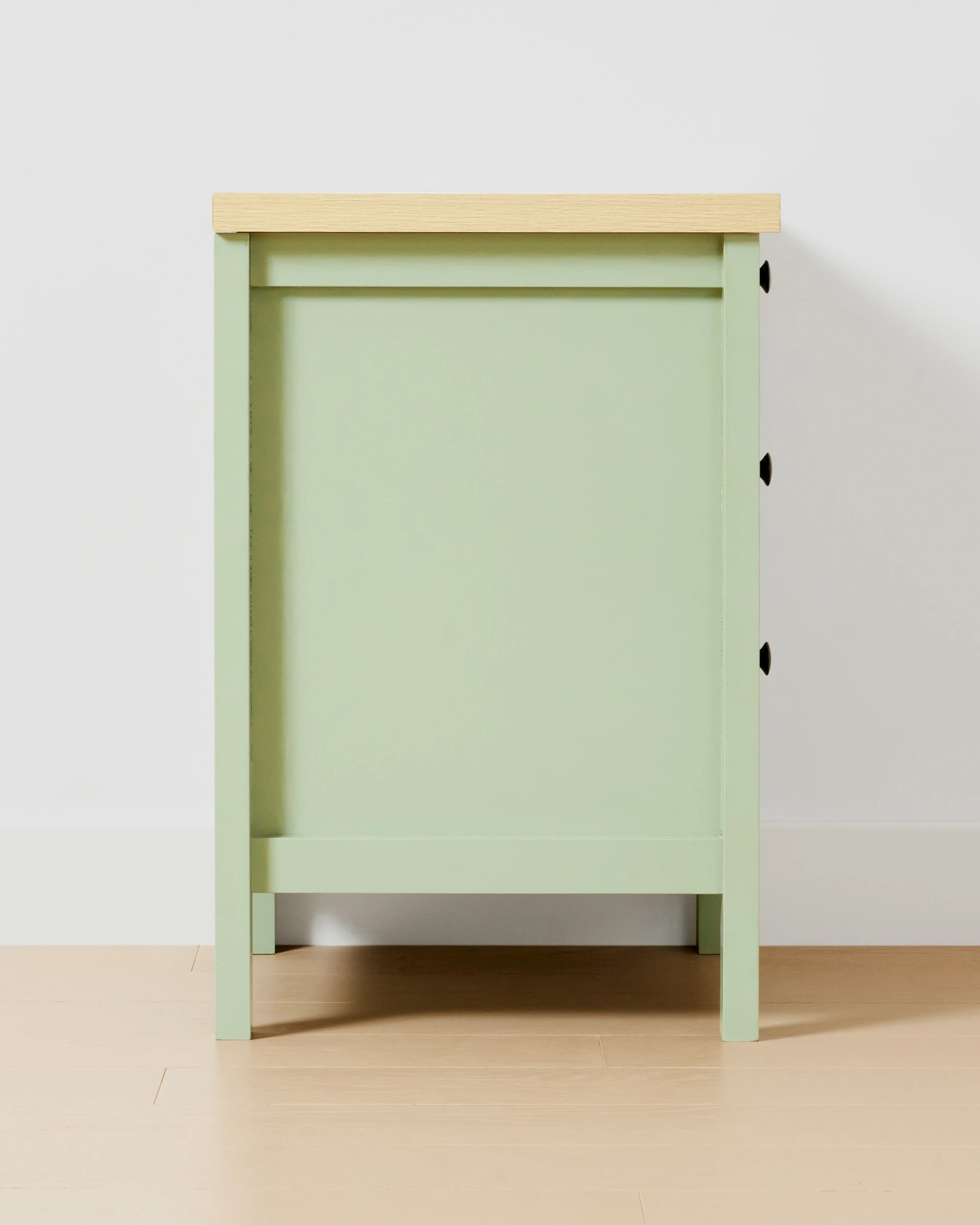 5 Camille 3 Drawer Bedside Table - Sage, 5 of 9