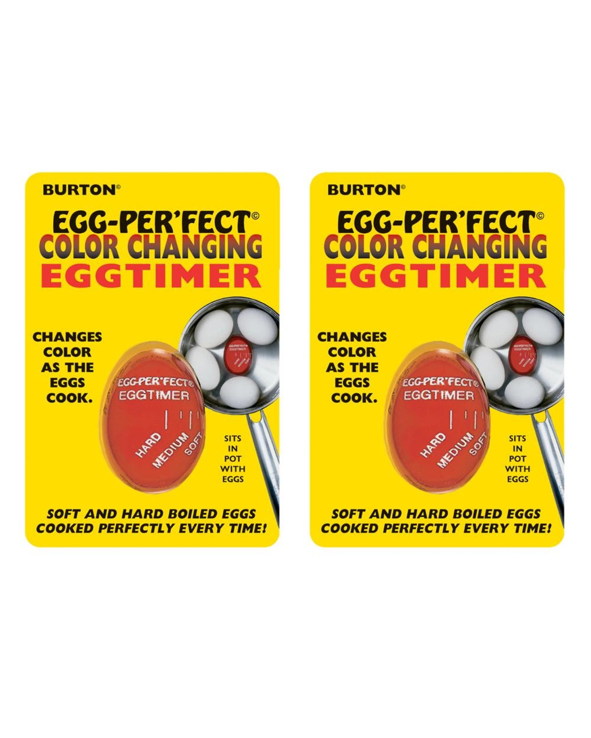 1 Burton Cooking Tools EggPerfect Colour Changing Egg Timer  Set of 2, 1 of 5
