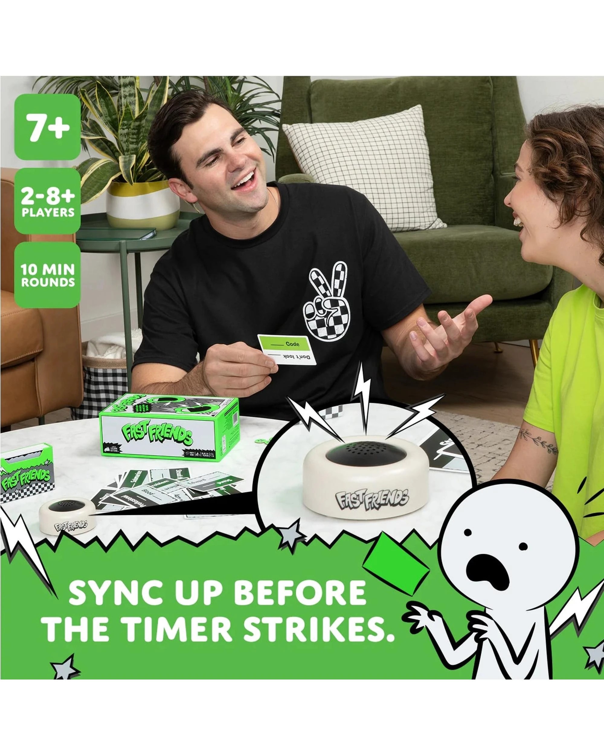 3 Fast Friends Card Game, 3 of 6