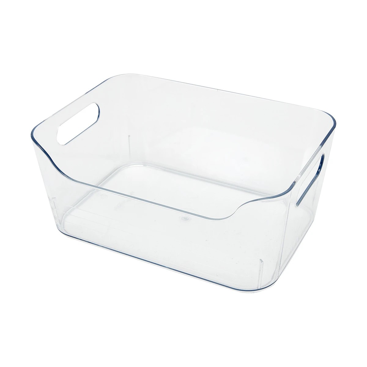 5 Small Cut Out Edge Storage Tub - Clear, 5 of 7