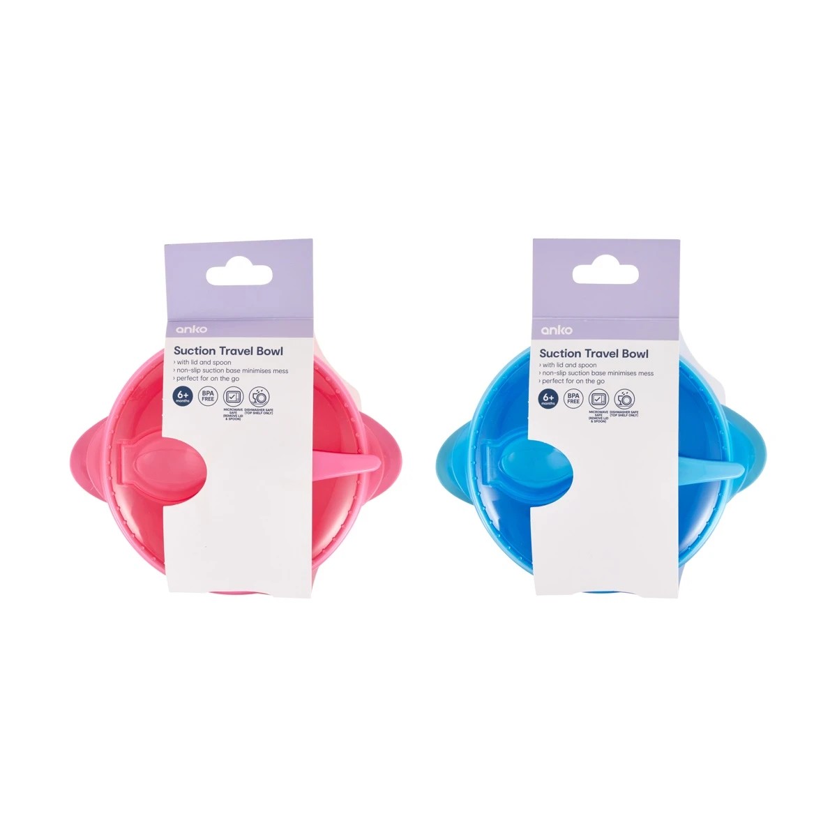 10 Suction Travel Bowl - Assorted, 10 of 10