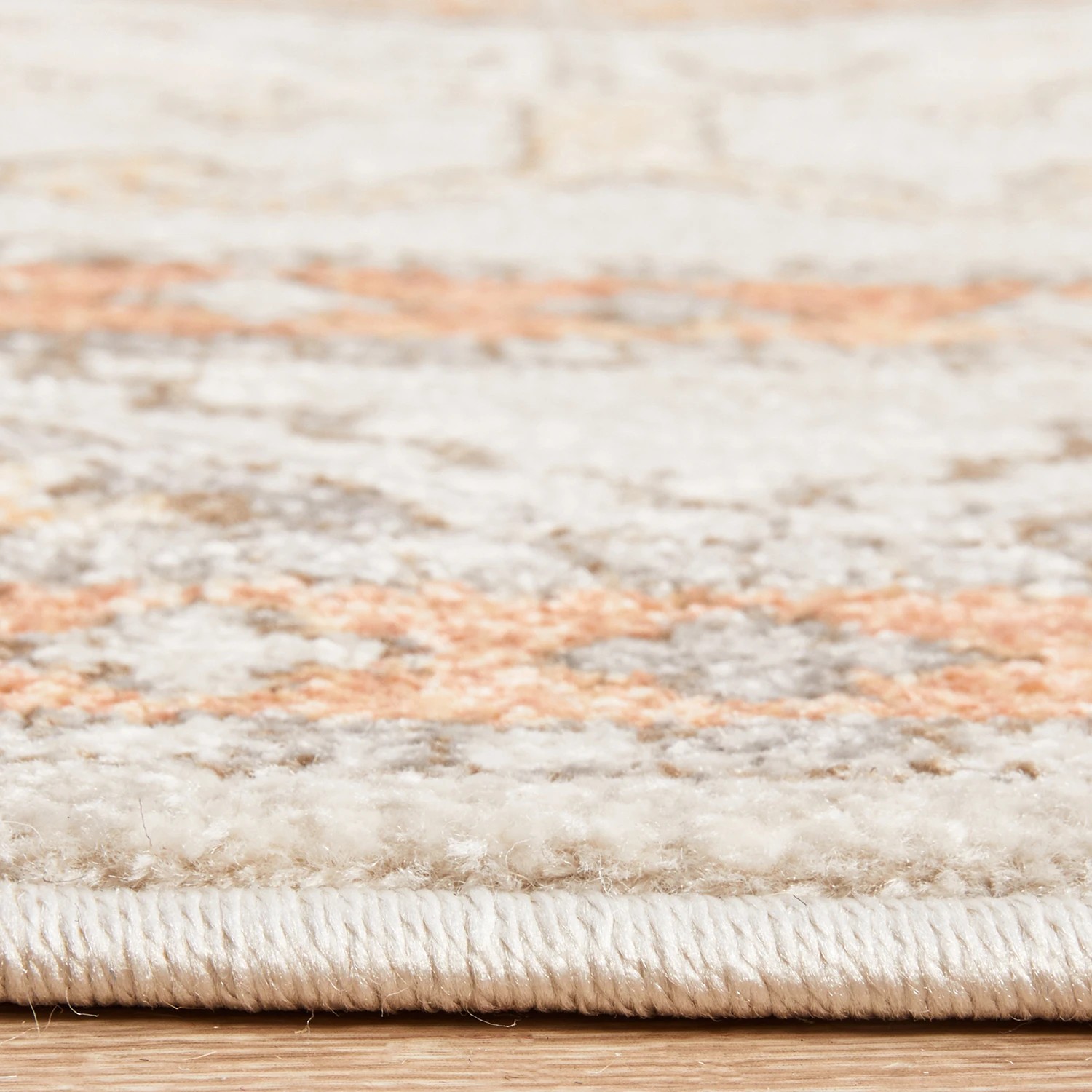 7 Common Ground Rugs Elite Caitlen 240x240cm - Large Round Power Loomed Pet Friendly Rug - Natural, 7 of 8