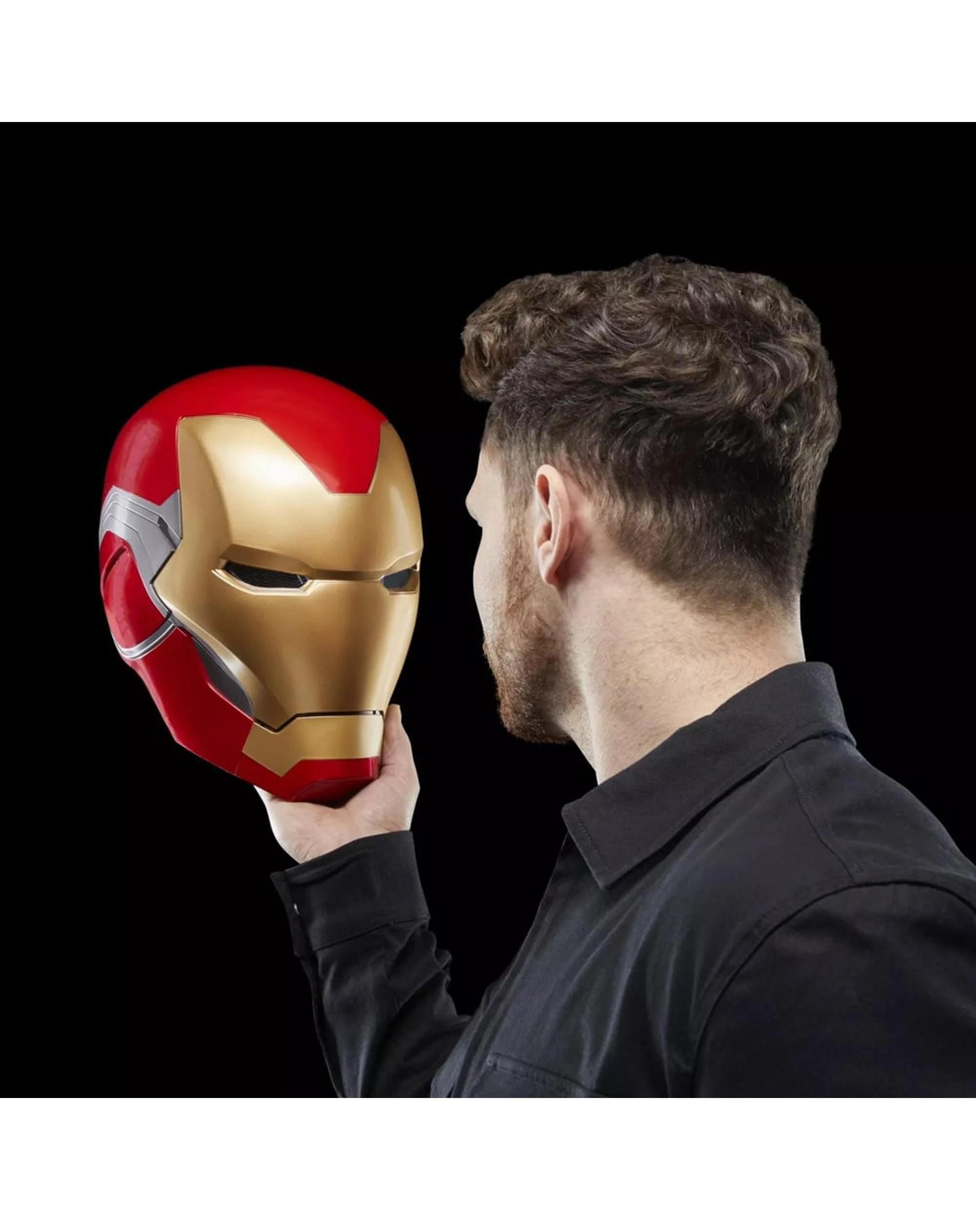 5 Hasbro Marvel Legends Series: Avengers Endgame Iron Man Mark 85 Premium Electronic Helmet, 5 of 10