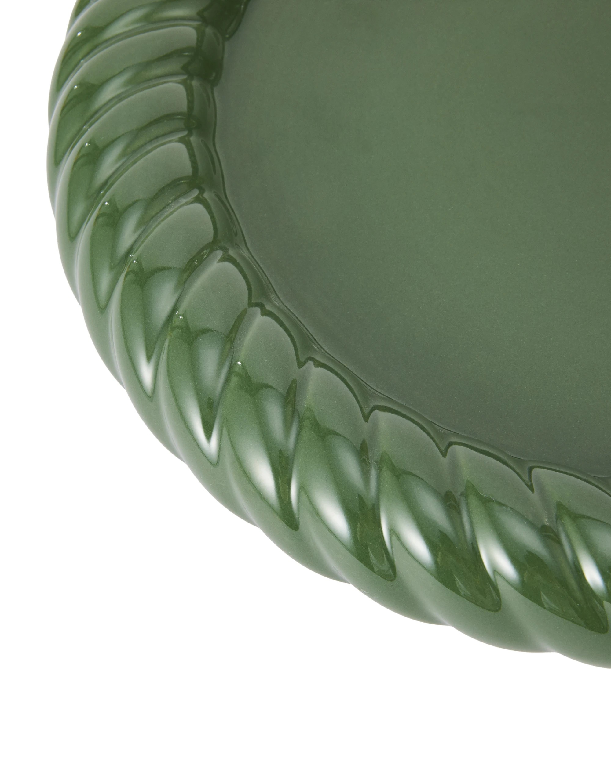 4 Green Twist Edge Decor Tray, 4 of 5