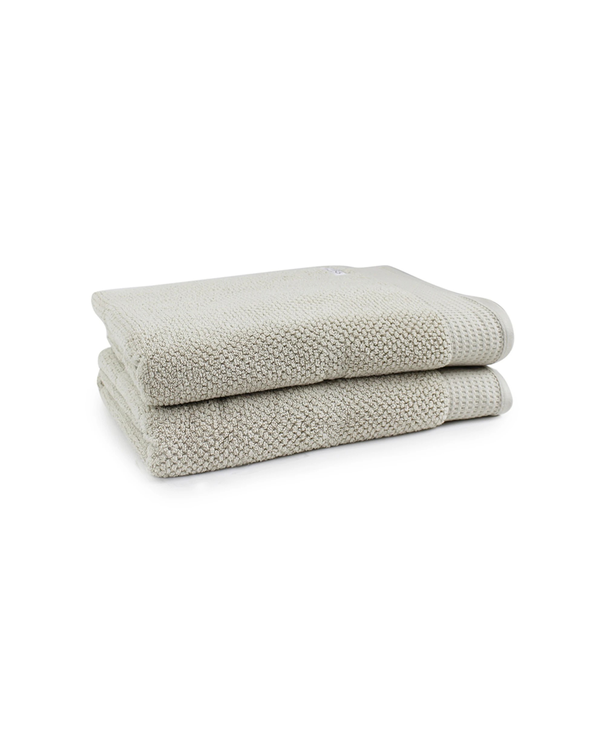 1 Onkaparinga Avalon Bath Sheet 550GSM Soft Sand 2pc 90x167cm - Beige, 1 of 2
