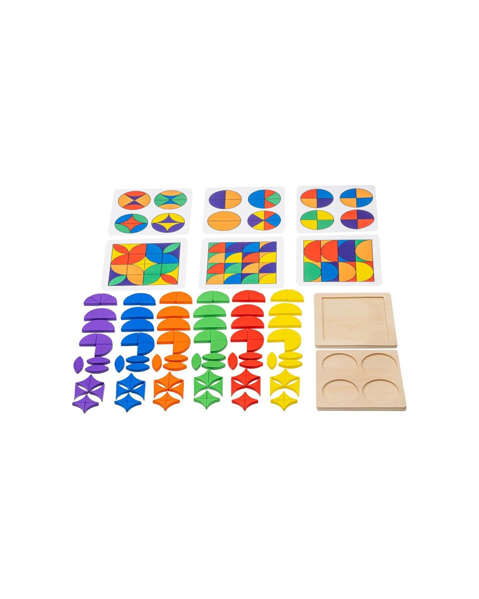 3 TFL Shaper Geometry Educational Toy 118Pc Shape Sorting Game Ages 3 With Cards
 - multi, 3 of 3