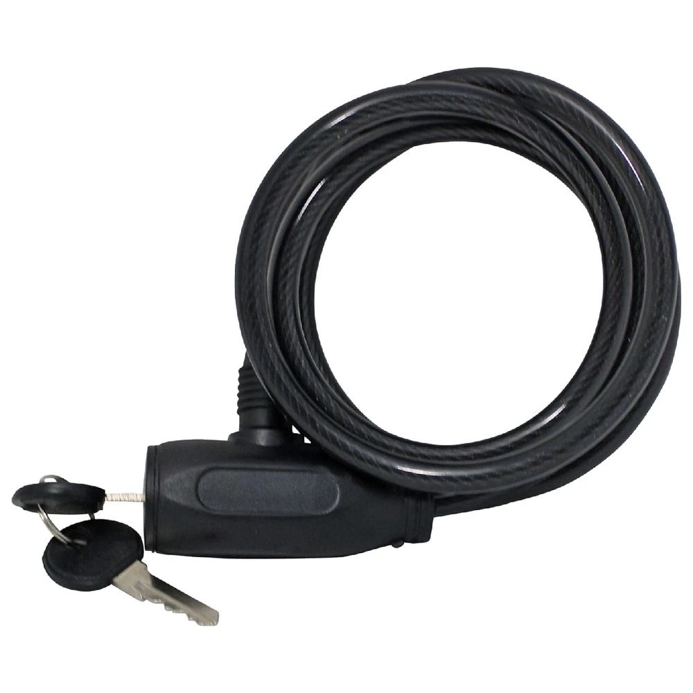 2 J.Burrows Key Bike Lock Cable 1.5m x 8mm, 2 of 2
