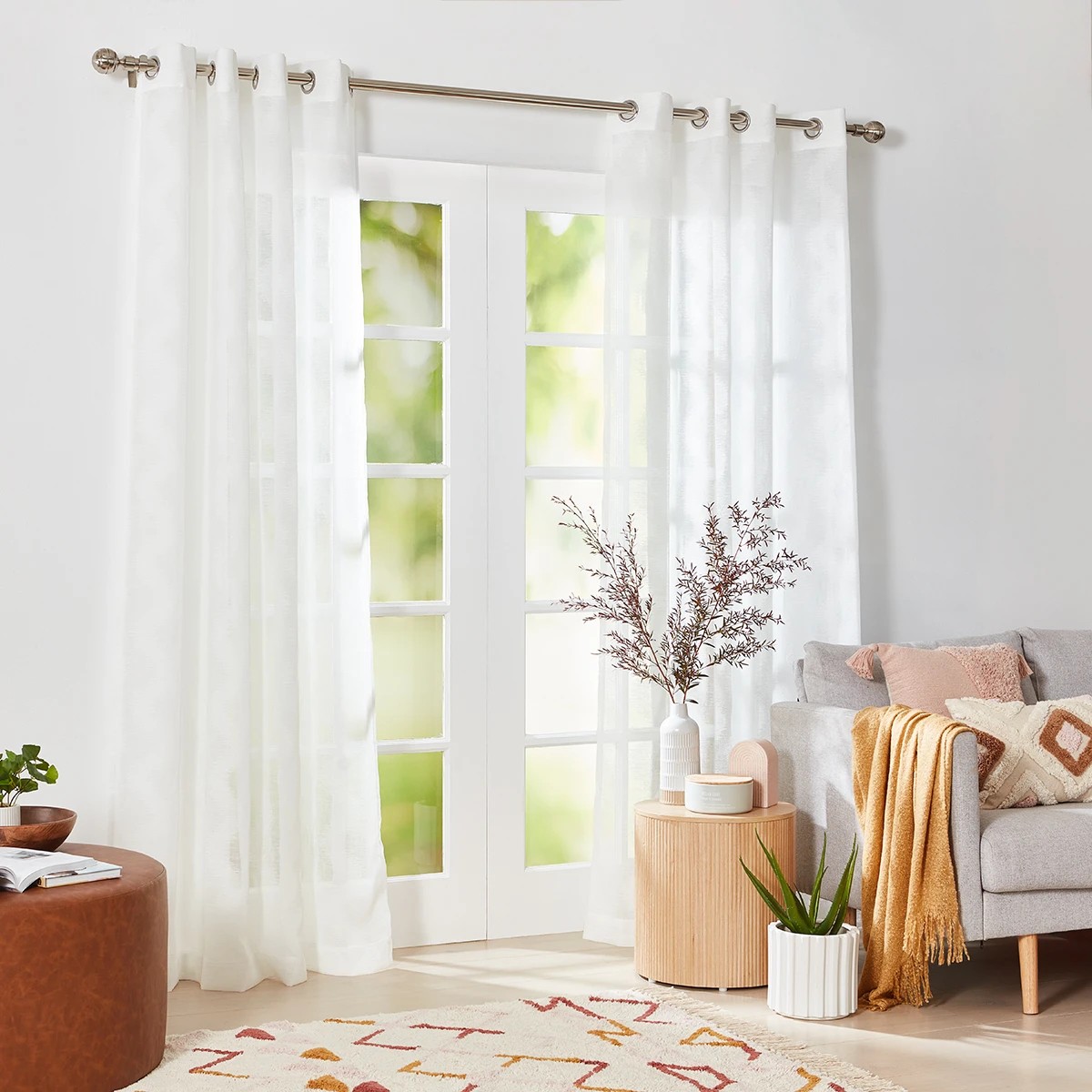 5 Oslo Curtain - White, 5 of 5