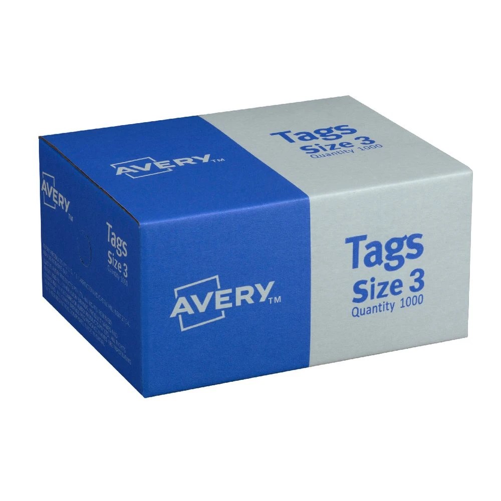 4 Avery Shipping Tags Buff Size 3 1000 pack, 4 of 4