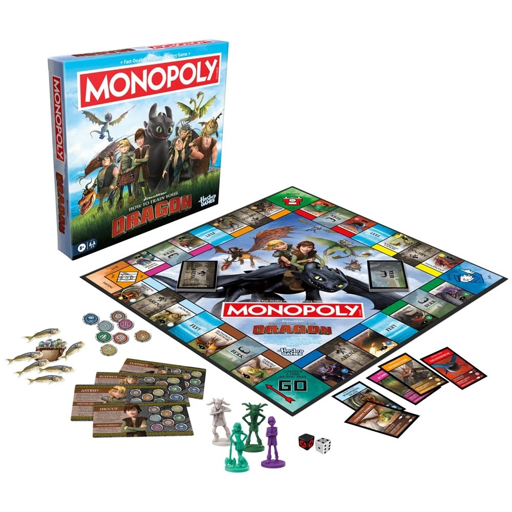4 Monopoly - How to Train Your Dragon Edition Board Game, 4 of 5