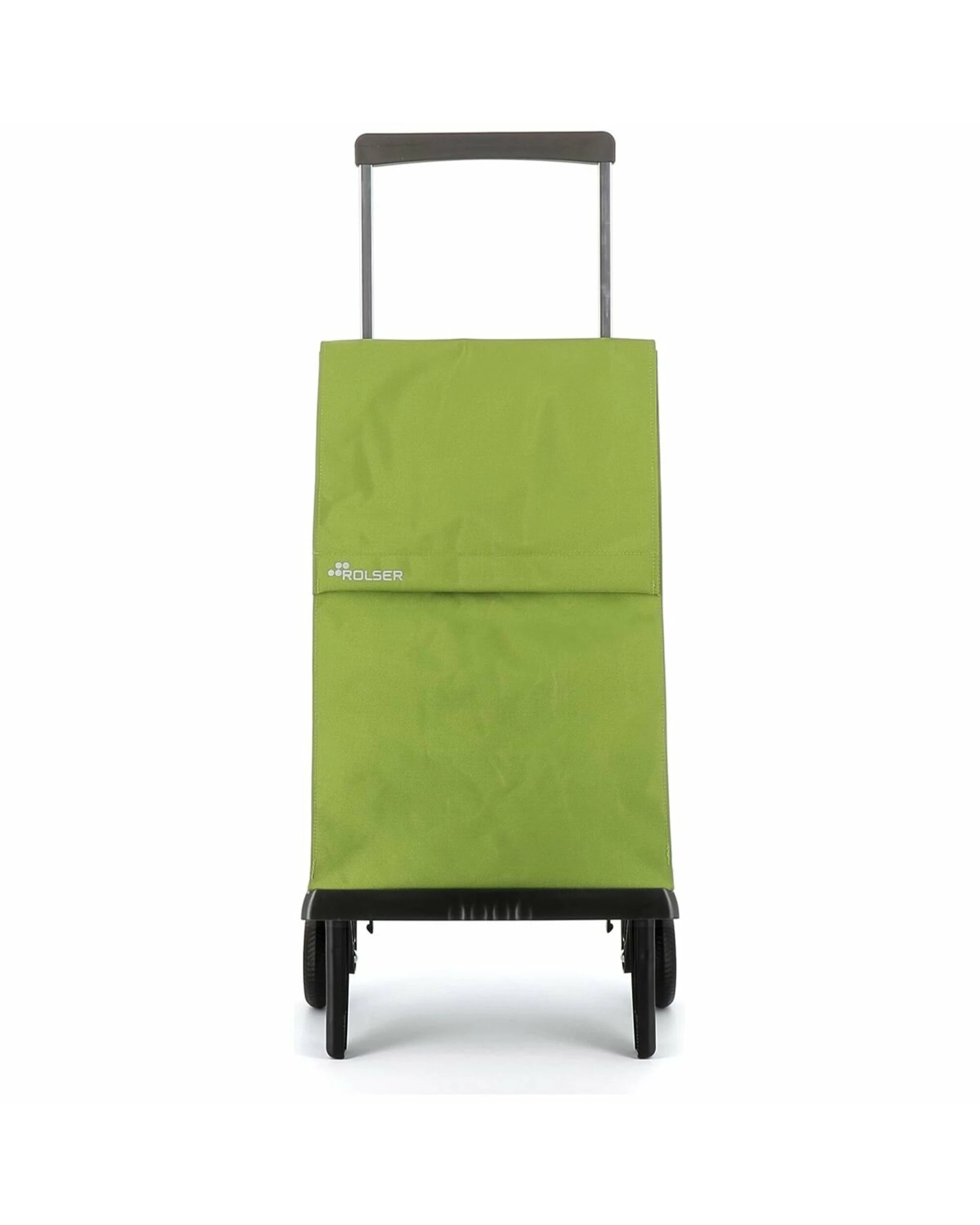 4 Rolser Plegamatic MF Folding 2 Wheel Trolley Lime, 4 of 5
