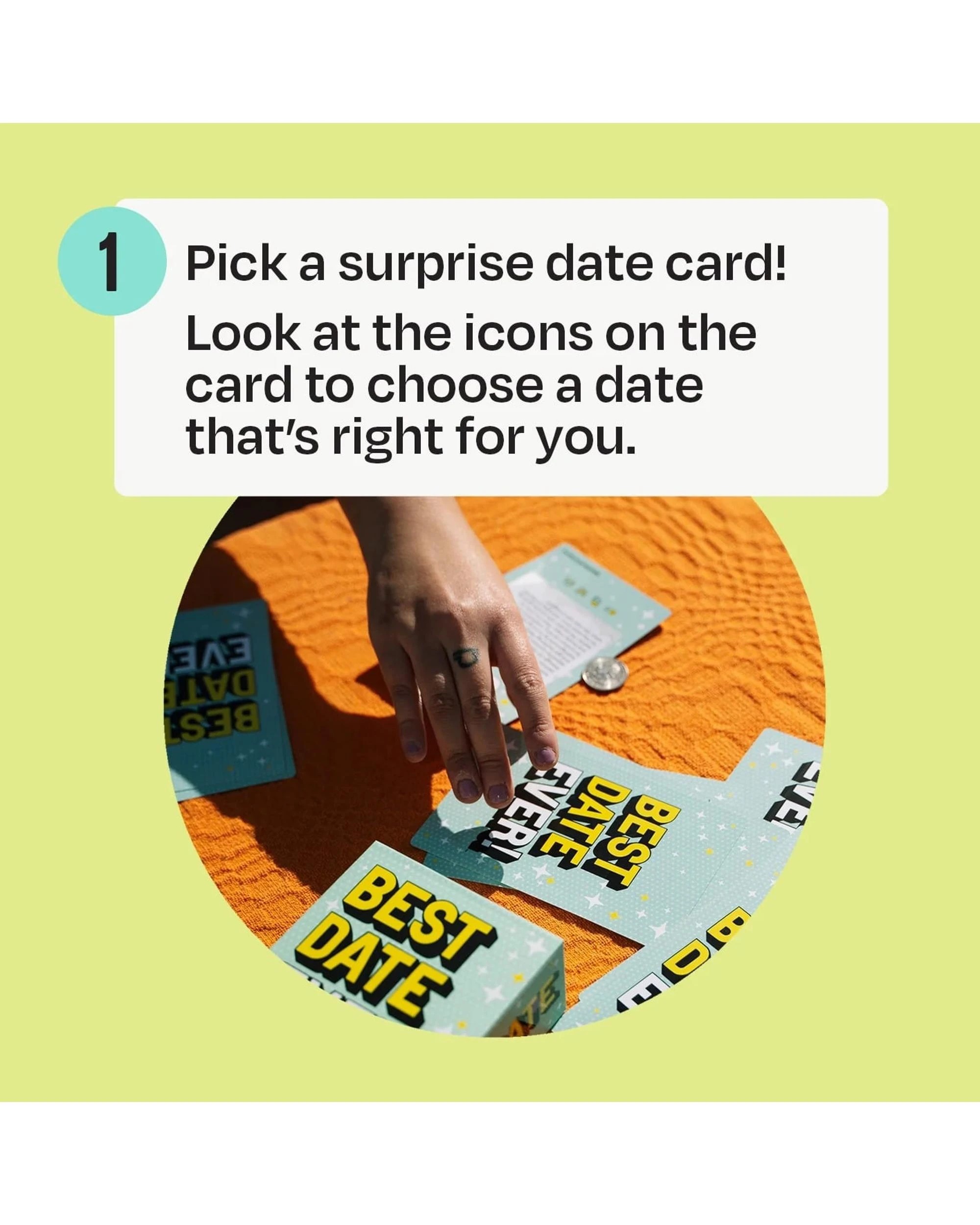 5 Best Date Ever Card Game, 5 of 7