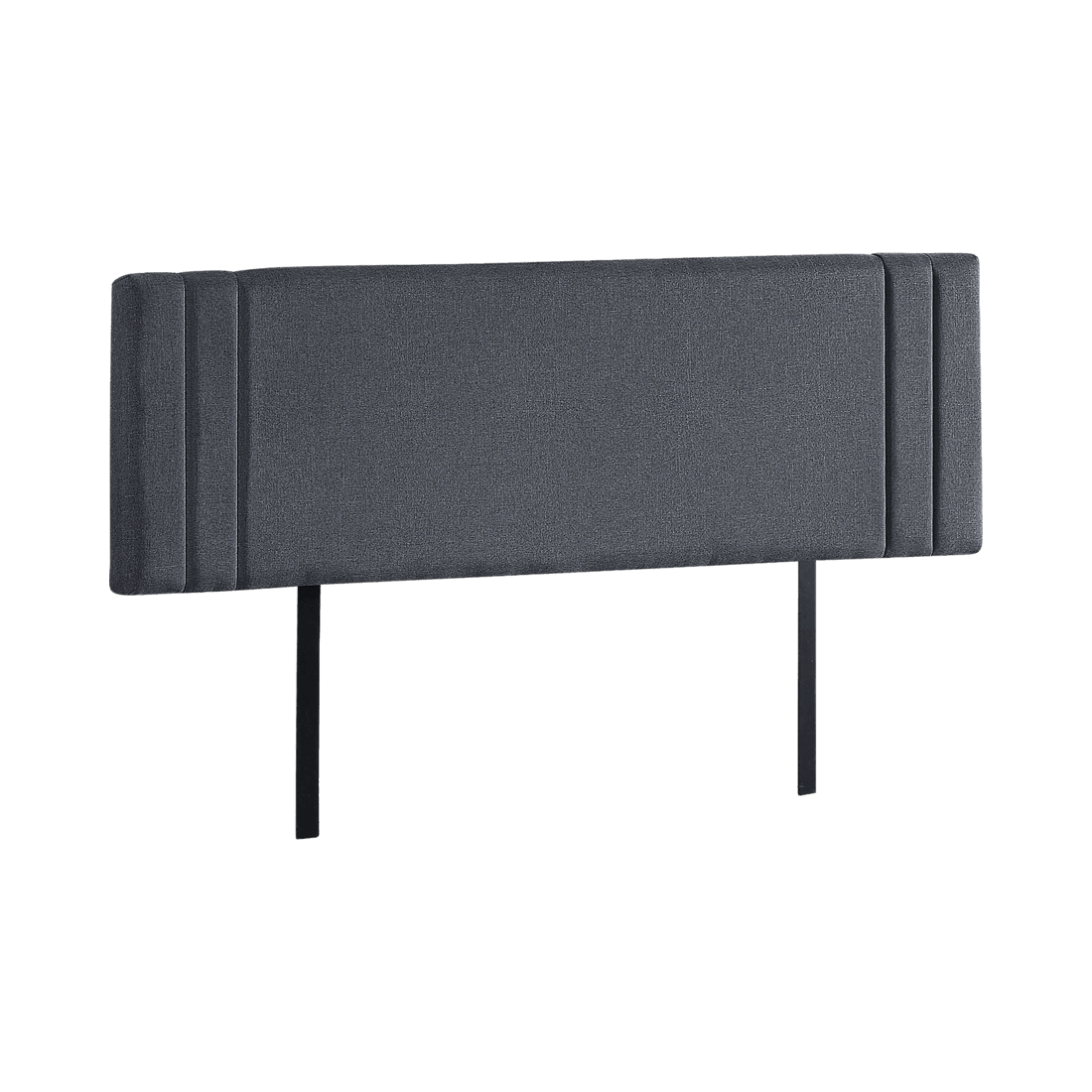 1 Palermo Designer Stitched Linen Headboard — Adjustable Legs, Beige or Grey
 - grey, 1 of 3