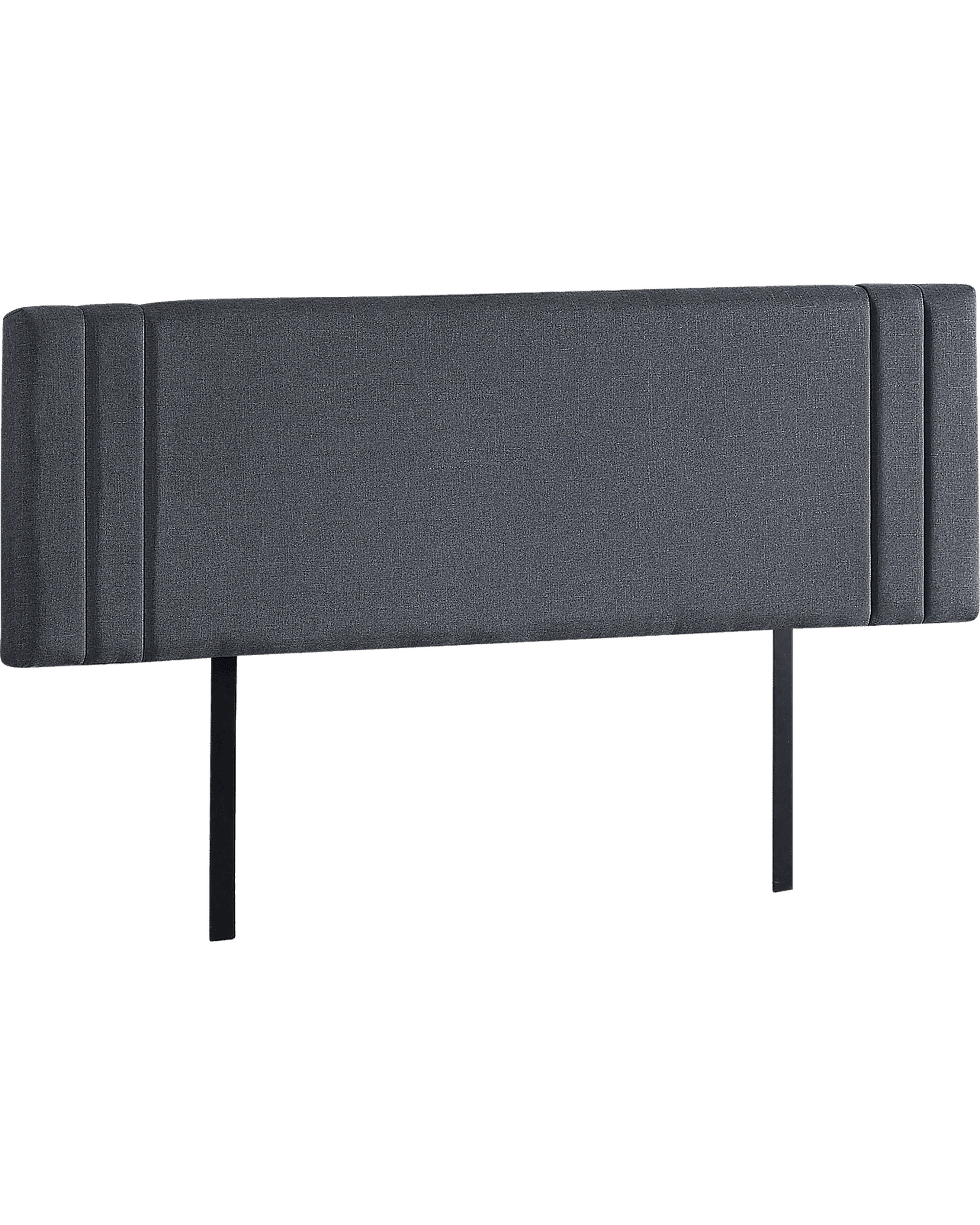 1 Palermo Designer Stitched Linen Headboard — Adjustable Legs, Beige or Grey
 - grey, 1 of 3