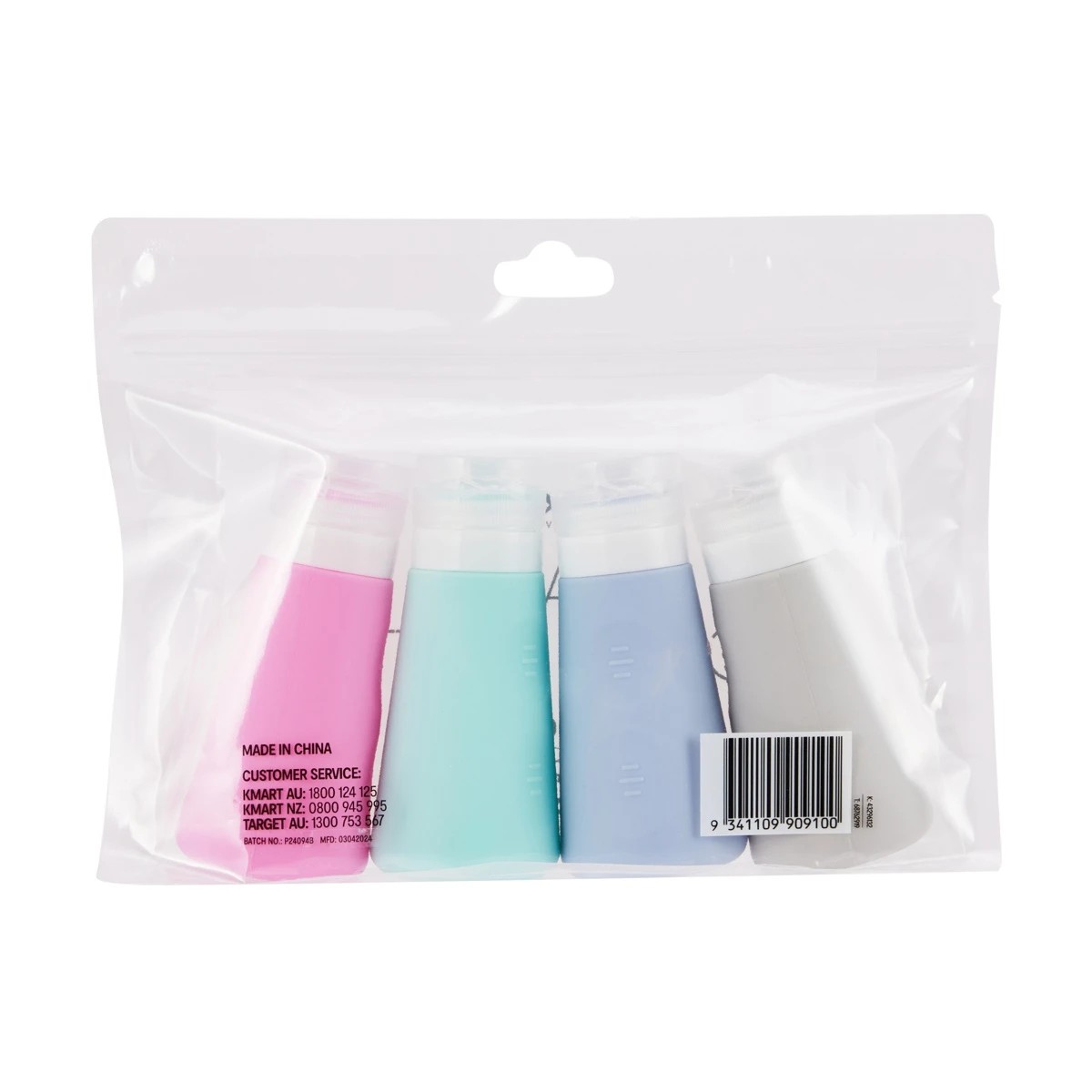 9 4 Pack Travel Solutions Silicone Bottles, 9 of 9