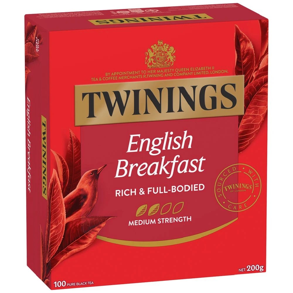 1 Twinings English Breakfast Tea Bags 100 Pack, 1 of 3