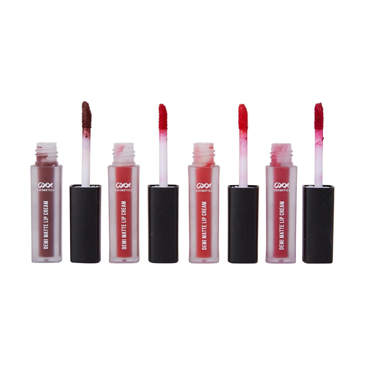 2 OXX Cosmetics 4 Piece Liquid Lip Demi Matte Liquid Lipstick - Ruby, 2 of 7