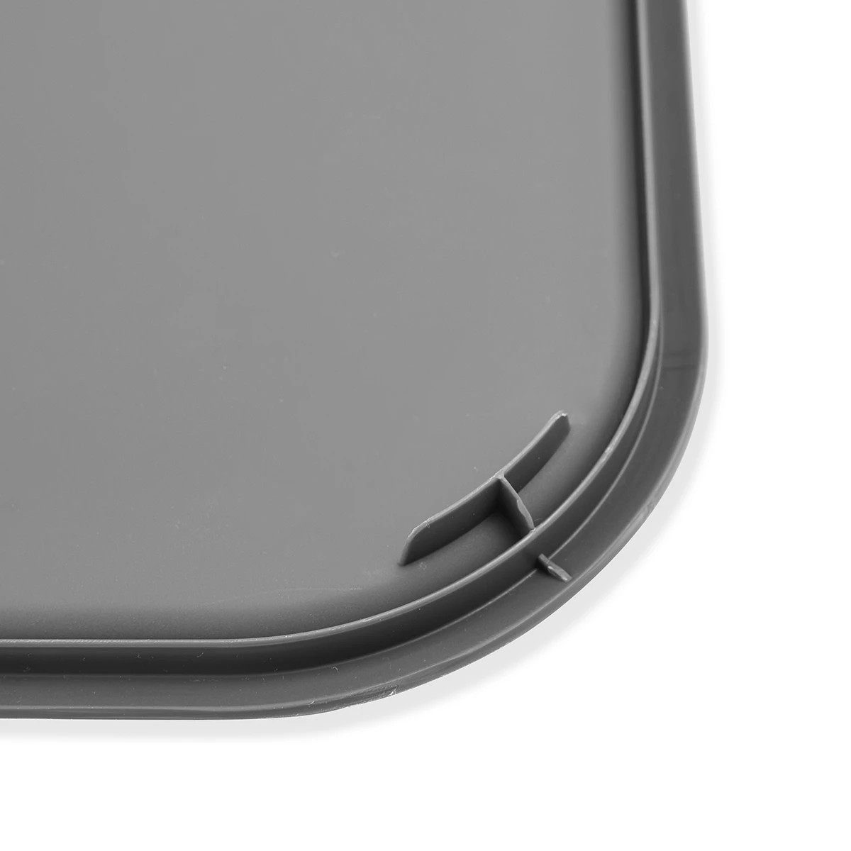 9 28L Rectangle Trellis Basket with Lid - Charcoal, 9 of 9