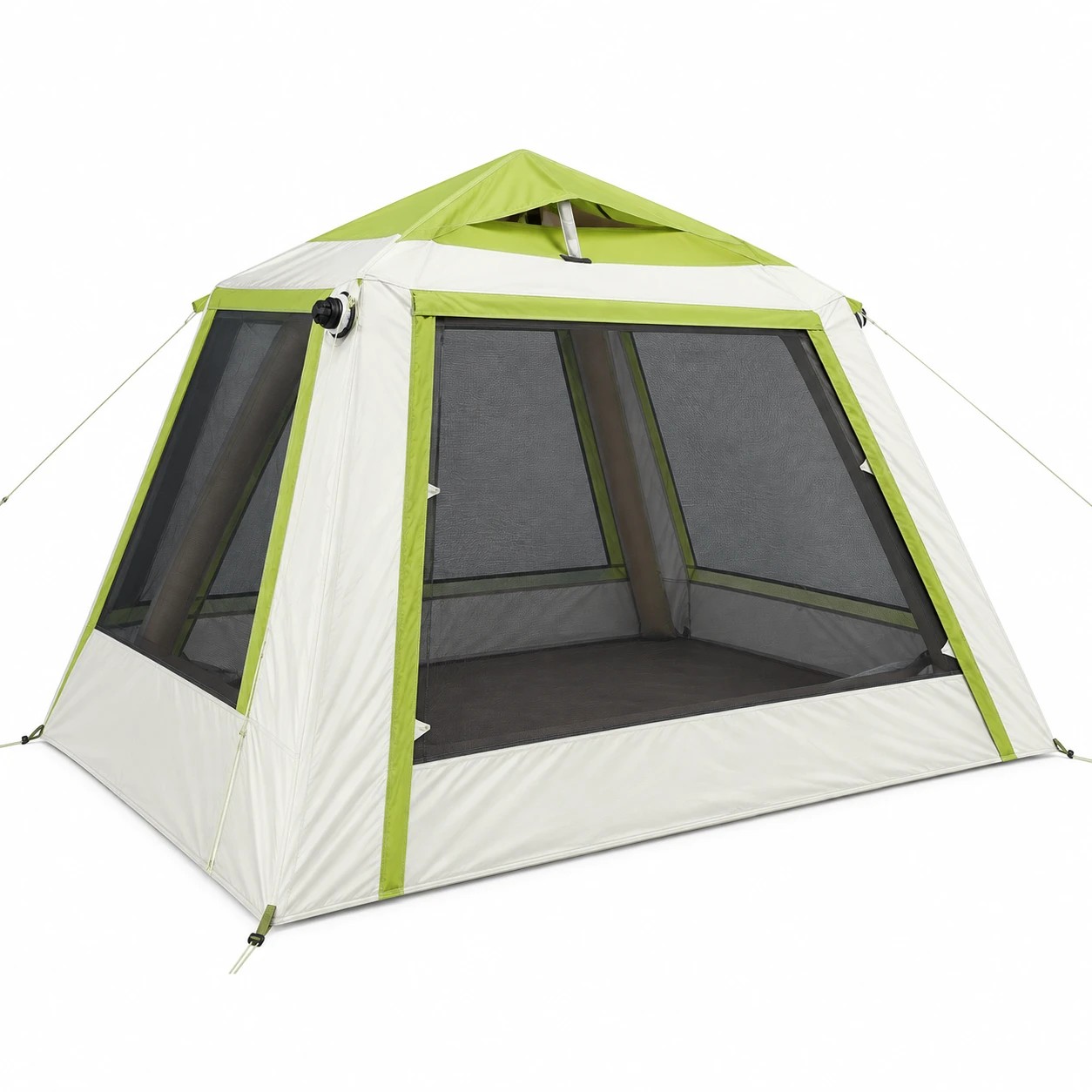 9 Weisshorn Inflatable Mesh Gazebo Tent, Air-Frame with Extendable Canopy - White, 9 of 10