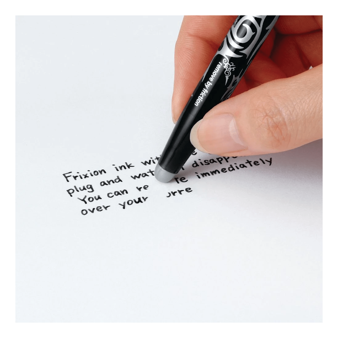 3 PILOT Frixion Ball Erasable Gel Pen 1mm Black, 3 of 3