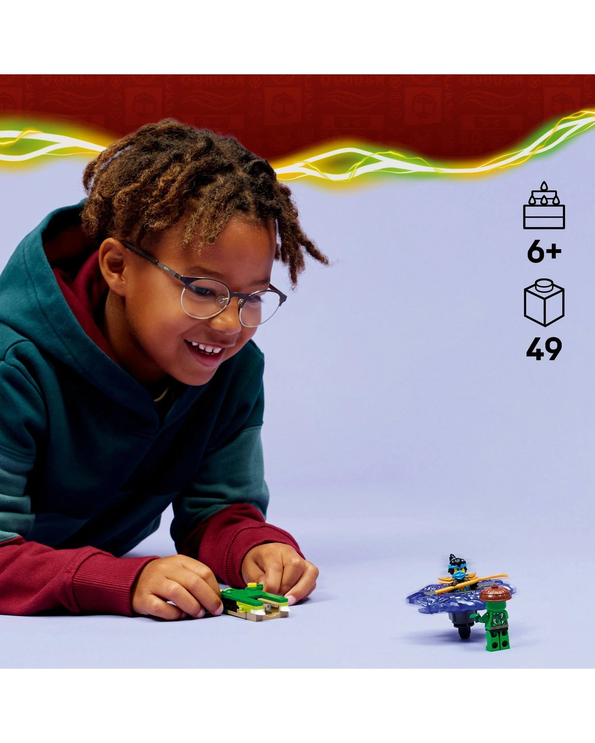 6 LEGO NINJAGO: Nya vs. Mutation Monster Spinner - 71849, 6 of 10