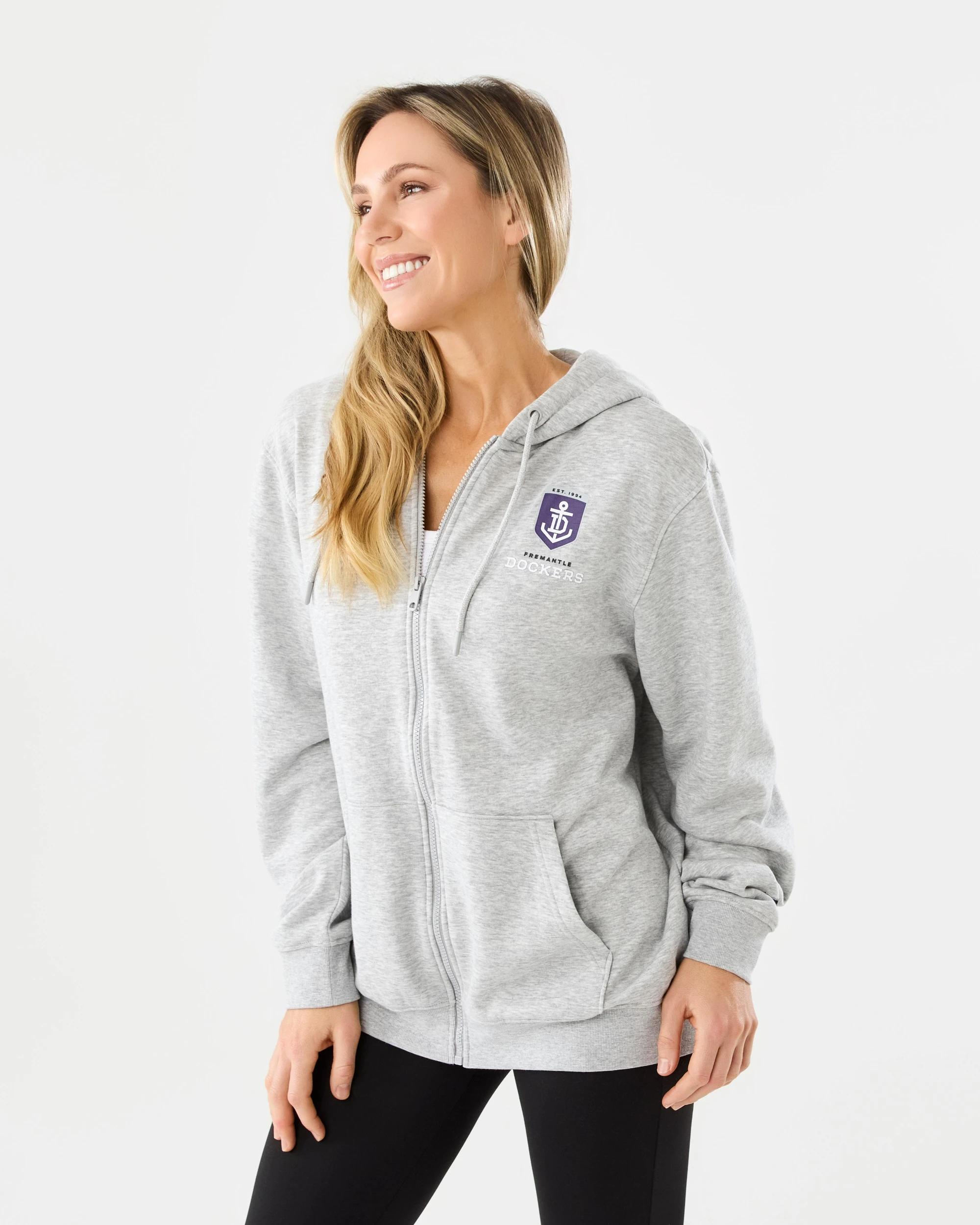 2 Official AFL Adult Zip Through Hoodie Fremantle, 2 of 10