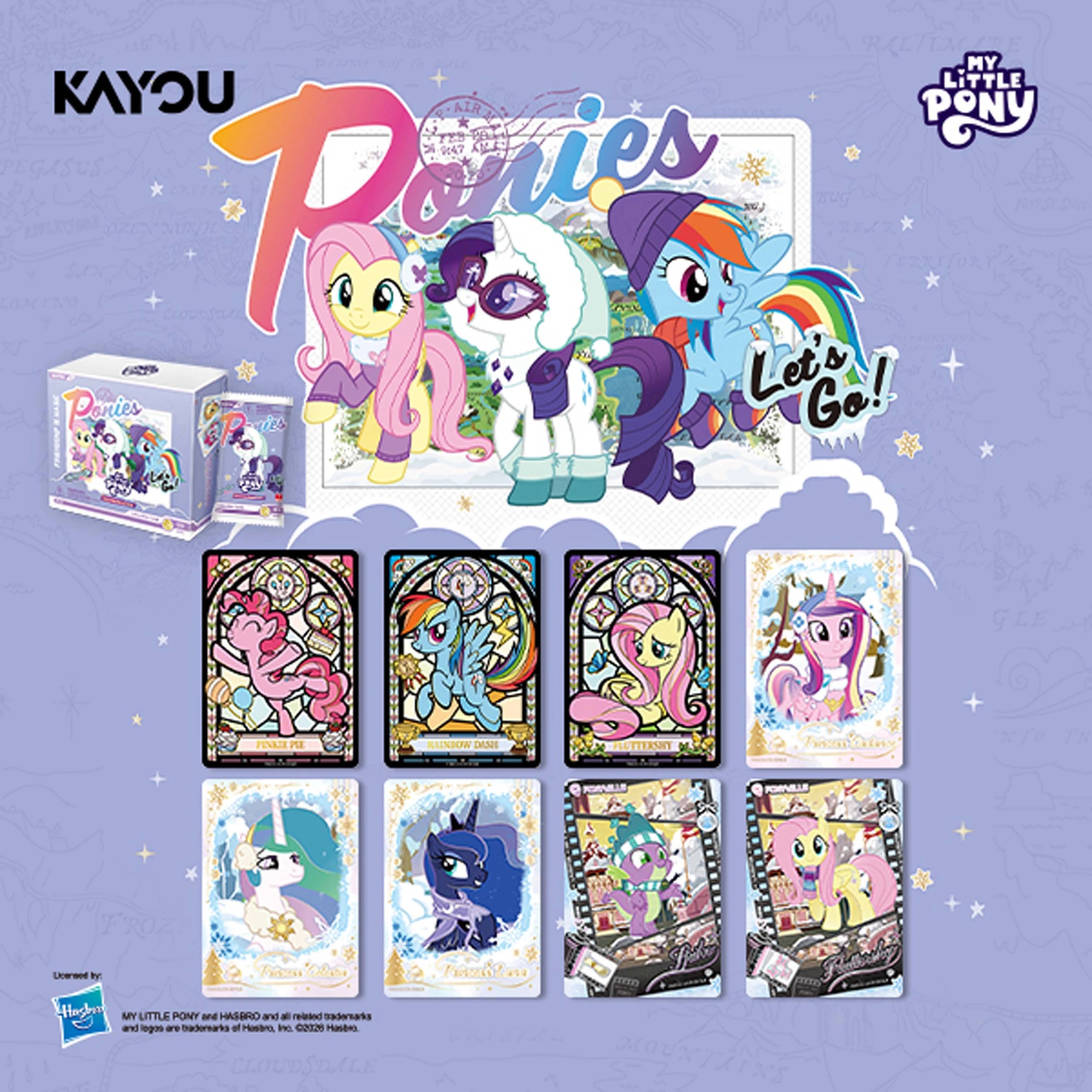 4 Kayou My Little Pony Friendship Eternal Fun Moments Series 3 Collectible Cards - Assorted, 4 of 4