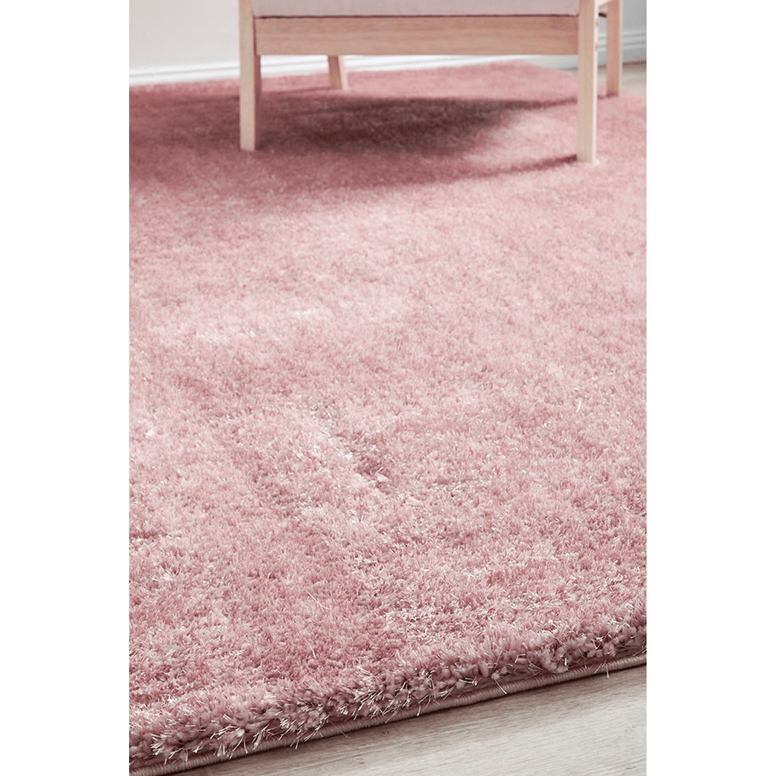 4 RUG CULTURE Sienna Blush Shag Rug - 5 cm Pile, Power-Loomed in Turkey - Pink, 4 of 7