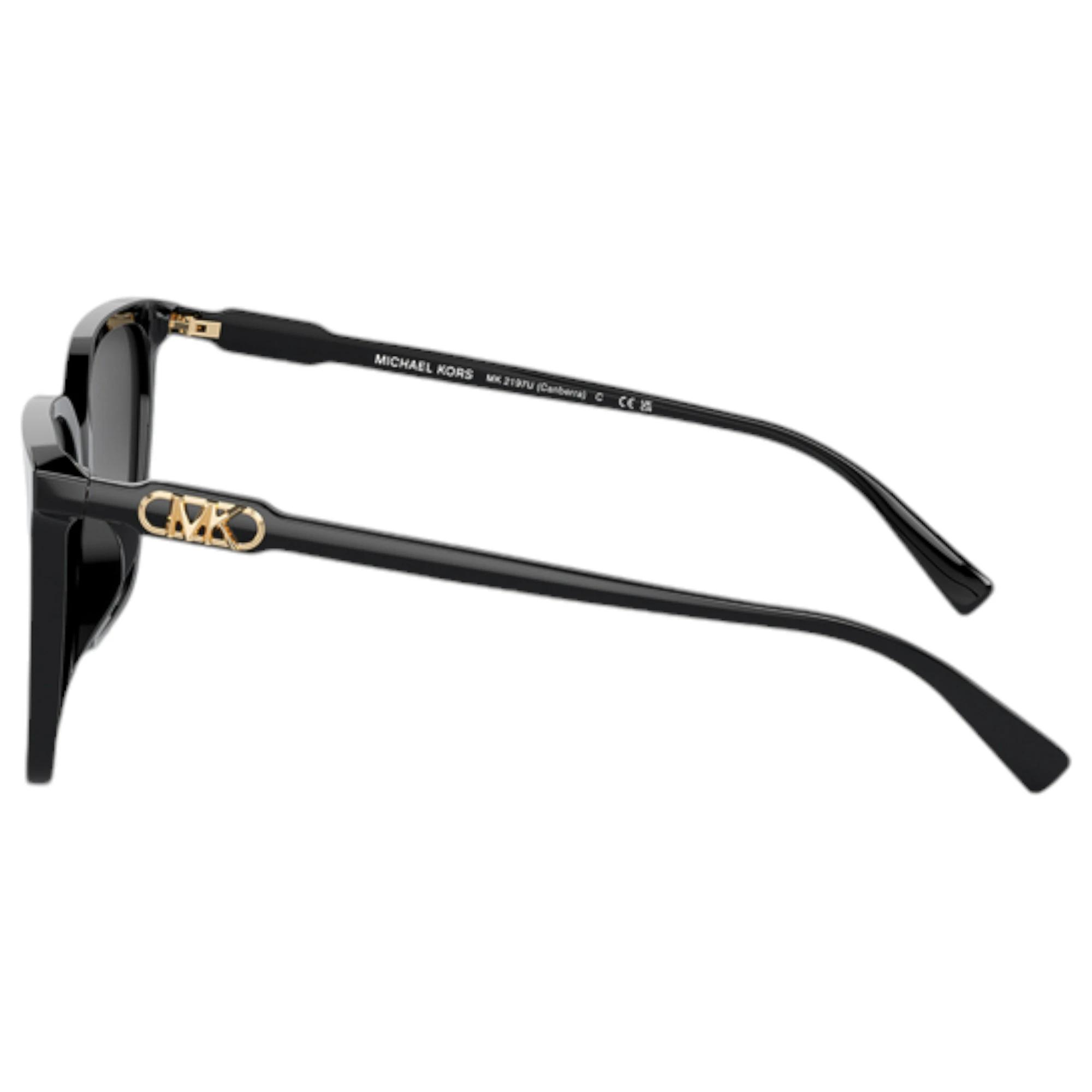 3 Michael Kors Womens Sunglasses Canberra MK2197U Black/ Grey Gradient Sunnies BLACK/GREY, 3 of 3