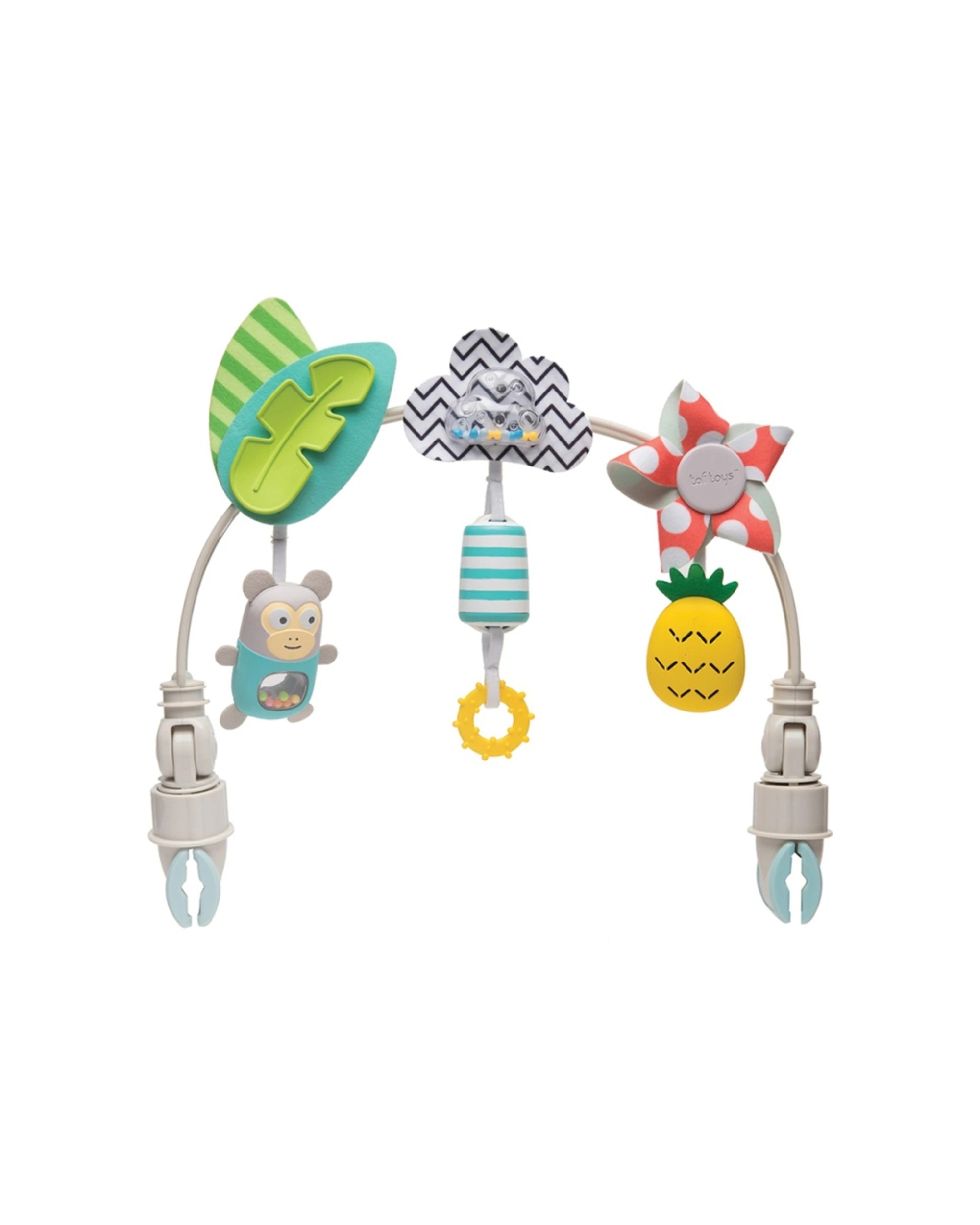1 Taf Toys Tropical Orchestra Arch Pram Flexible With Instrumental Toys - Multi, 1 of 4