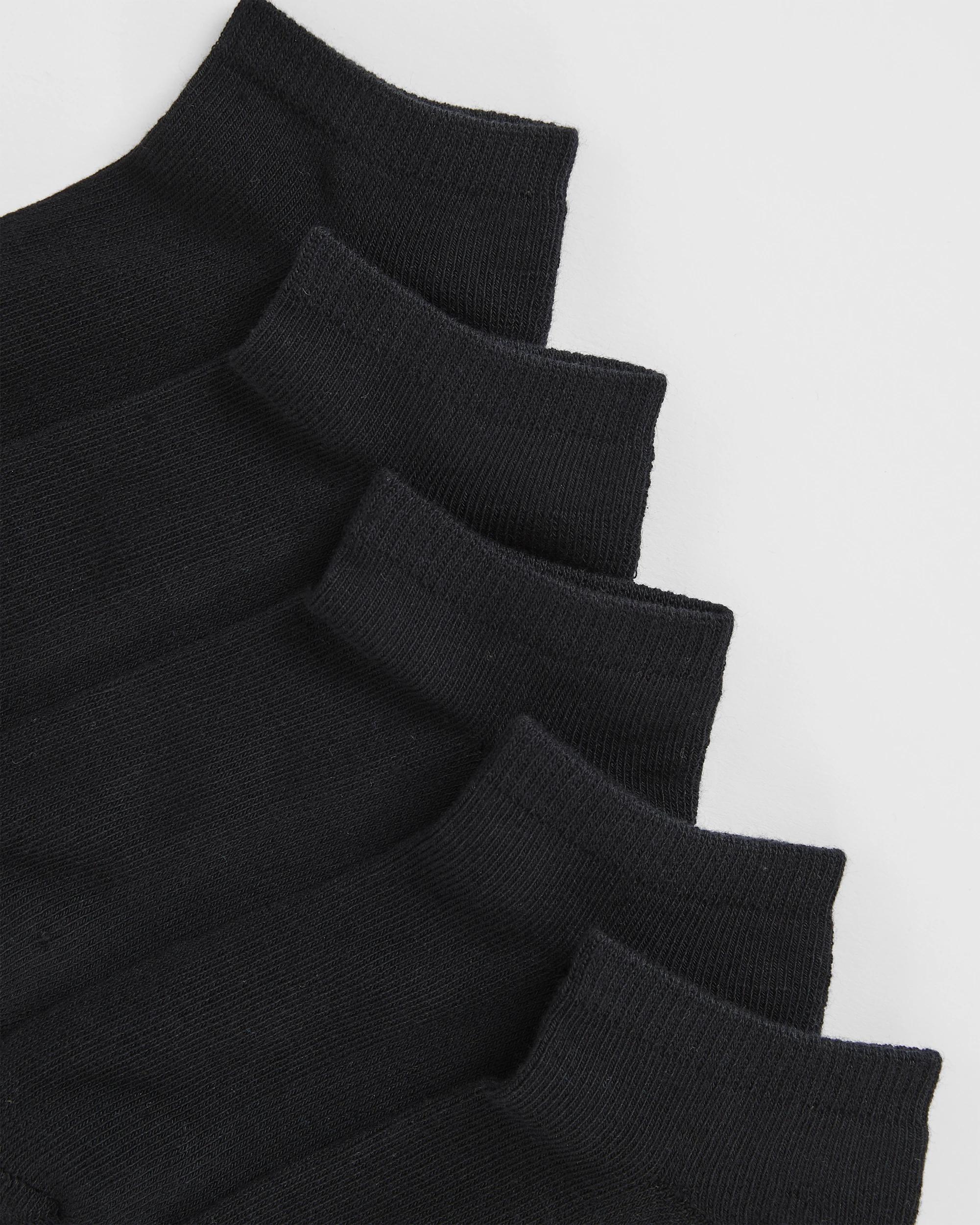 2 Maxx 5 Pack Core Sports Low Cut  Socks BLACK, 2 of 3