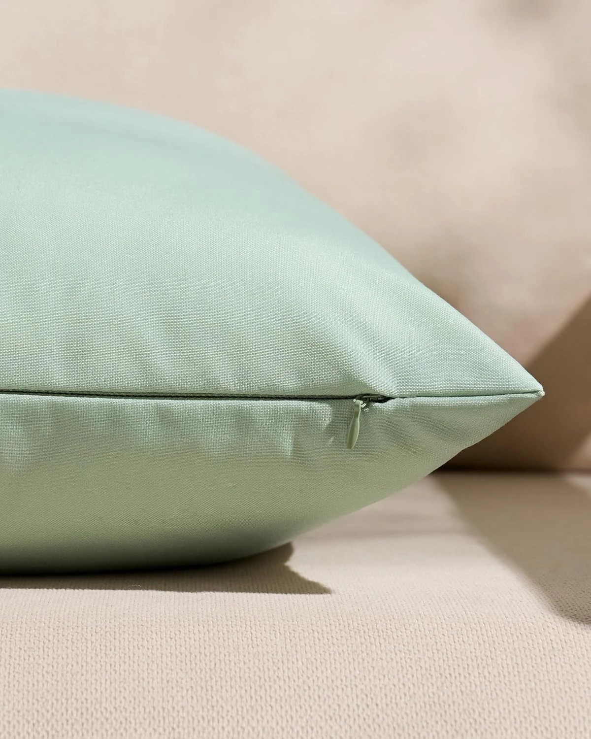3 Gioia Casa 2-Pack Outdoor Waterproof Cushion Covers - Sage, 45×45cm, 3 of 3
