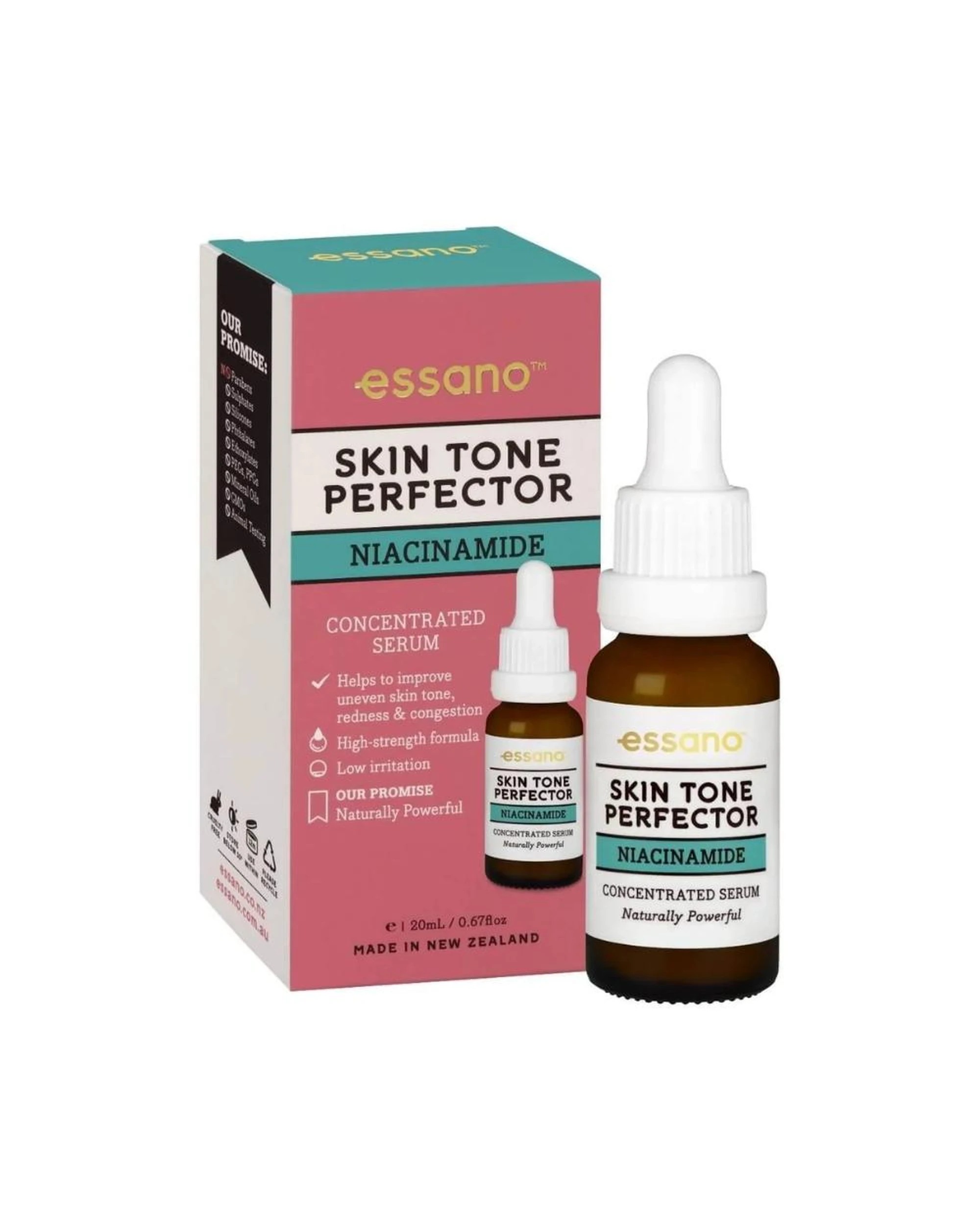 1 Essano Skin Tone Perfecting Niacinamide Concentrated Serum 20mL, 1 of 2