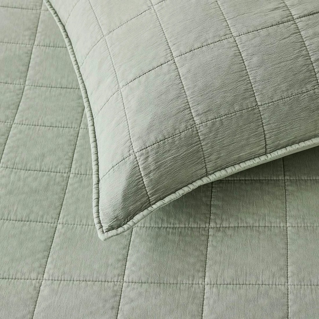 4 Hayden Coverlet Set - Queen/King Bed, Seagrass, 4 of 7