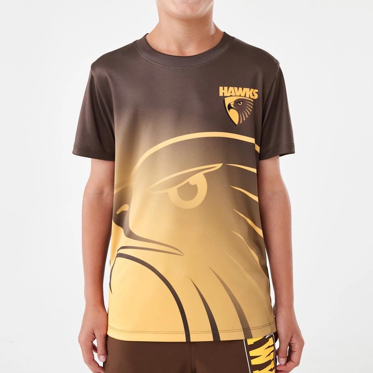 6 Official AFL Kids Training T-shirt Hawthorn, 6 of 10