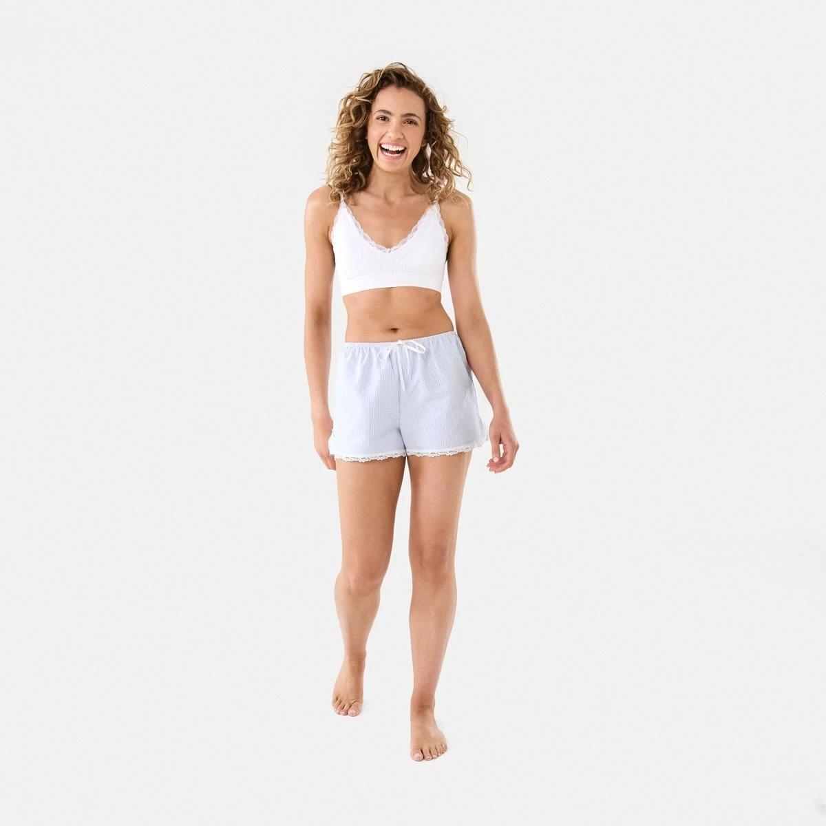 2 Wirefree Seamfree Floral Bralette WHITE, 2 of 8