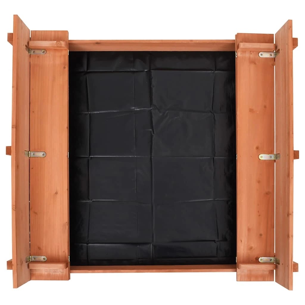 6 Vidaxl Sandbox Wooden Sandbox - Brown, 6 of 8