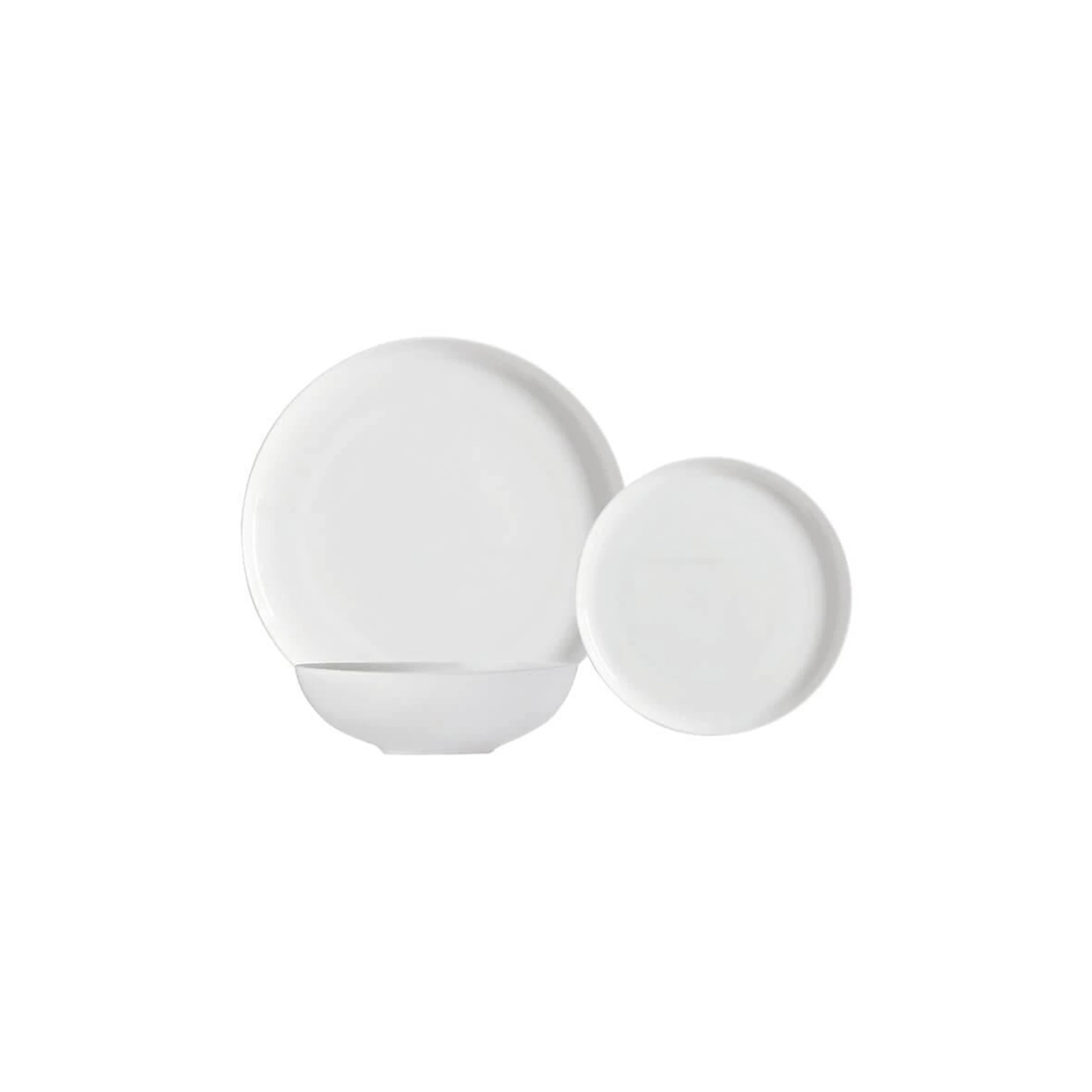 1 Maxwell & Williams 12 Piece Cashmere Mansion High Rim Dinner Set For Entertaining
 - Plain, 1 of 3