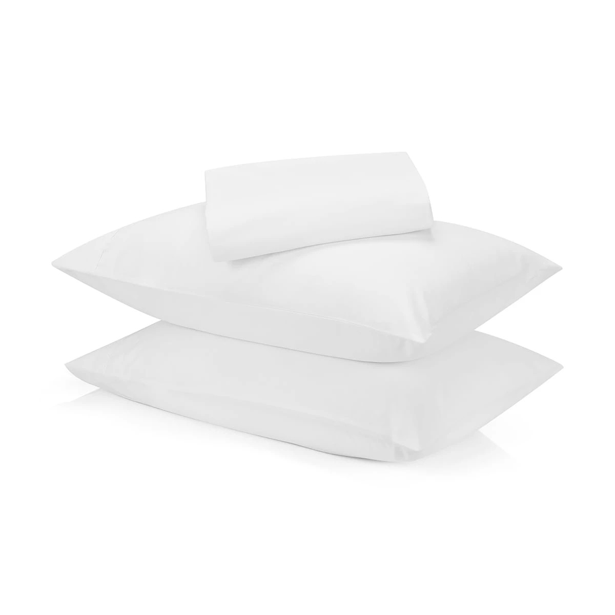 1 180 Thread Count Sheet Set - Double Bed, White, 1 of 7