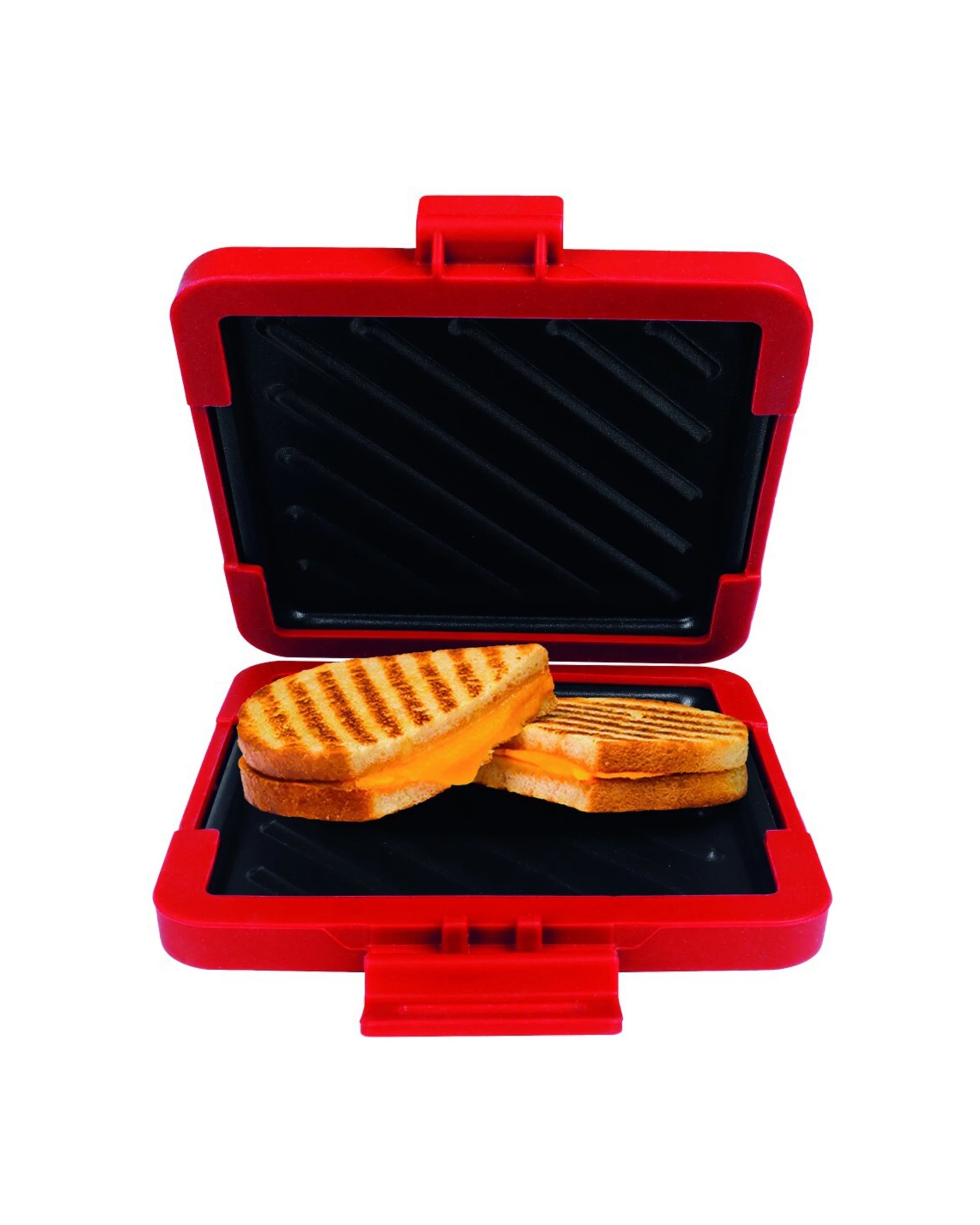 1 Eezee's Muncheez Microwave Toastie Maker Non-stick Sandwich Press Red 18cm
 - Red, 1 of 8