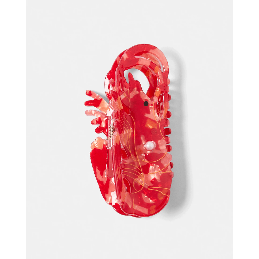 1 Red Lobster Claw Hair Clip, 1 of 4