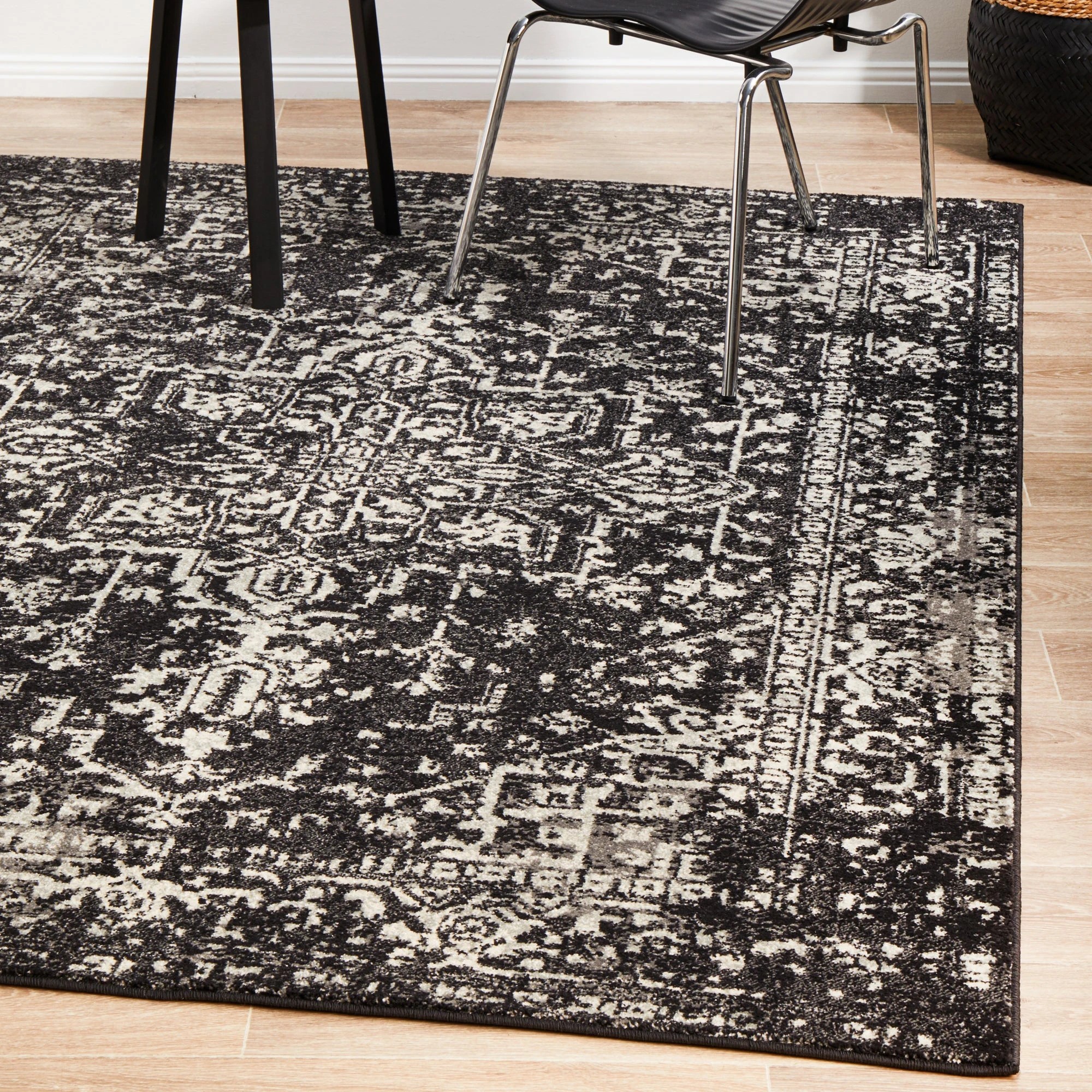 3 Common Ground Rugs Encore 253 330x240cm - Extra Large Floor Rug - Charcoal, 3 of 9