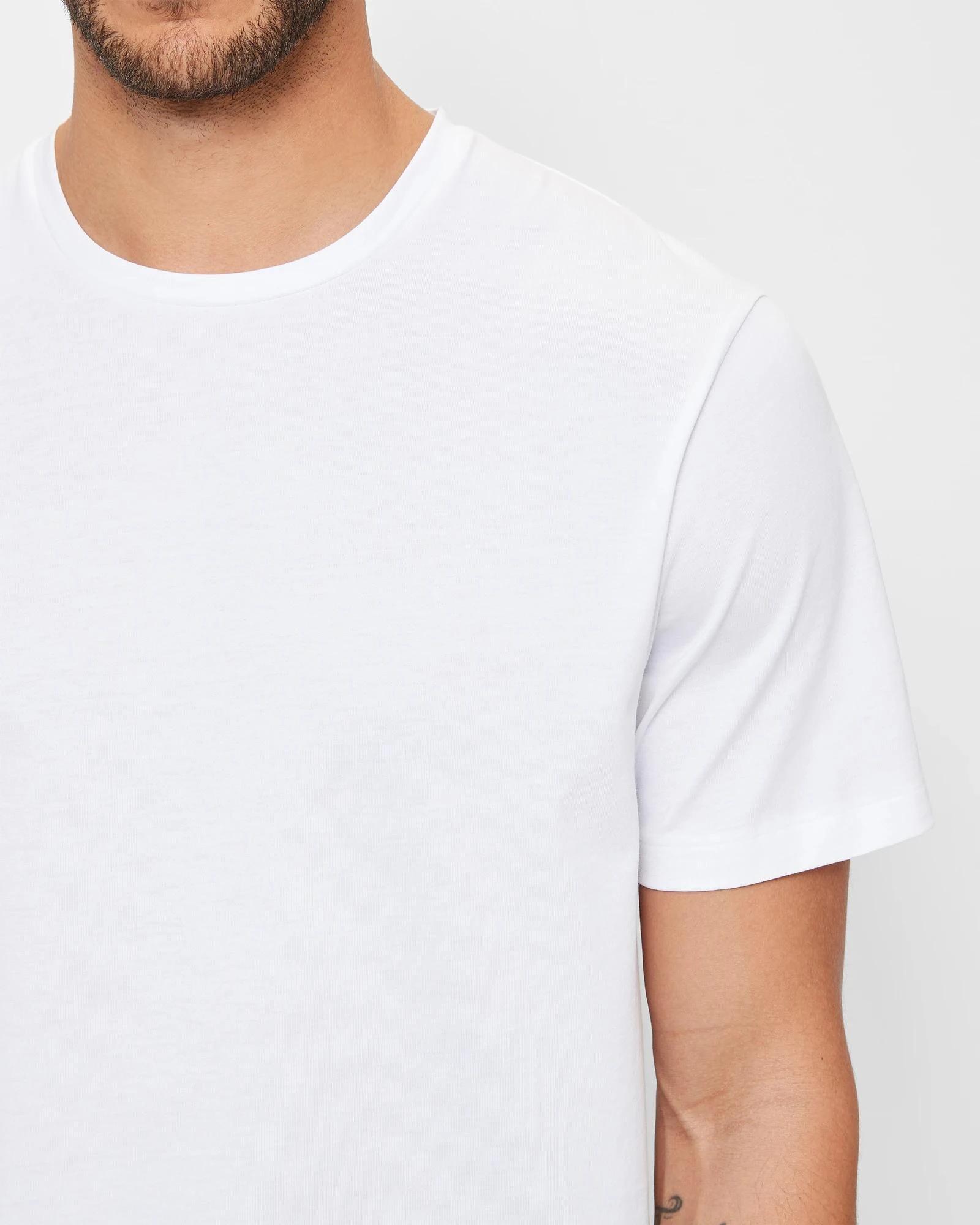 5 Supima Cotton T-Shirt - Preview WHITE, 5 of 5