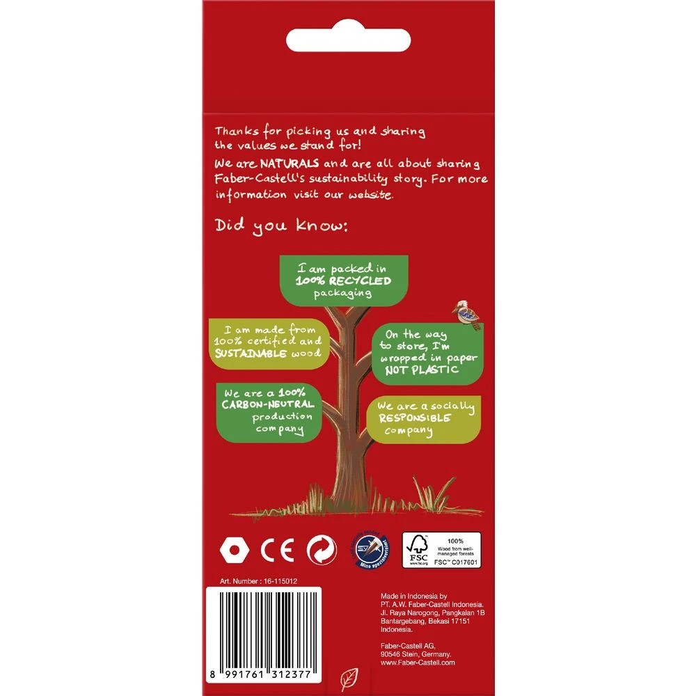 2 Faber-Castell Natural Colour Pencils 12 Pack, 2 of 5