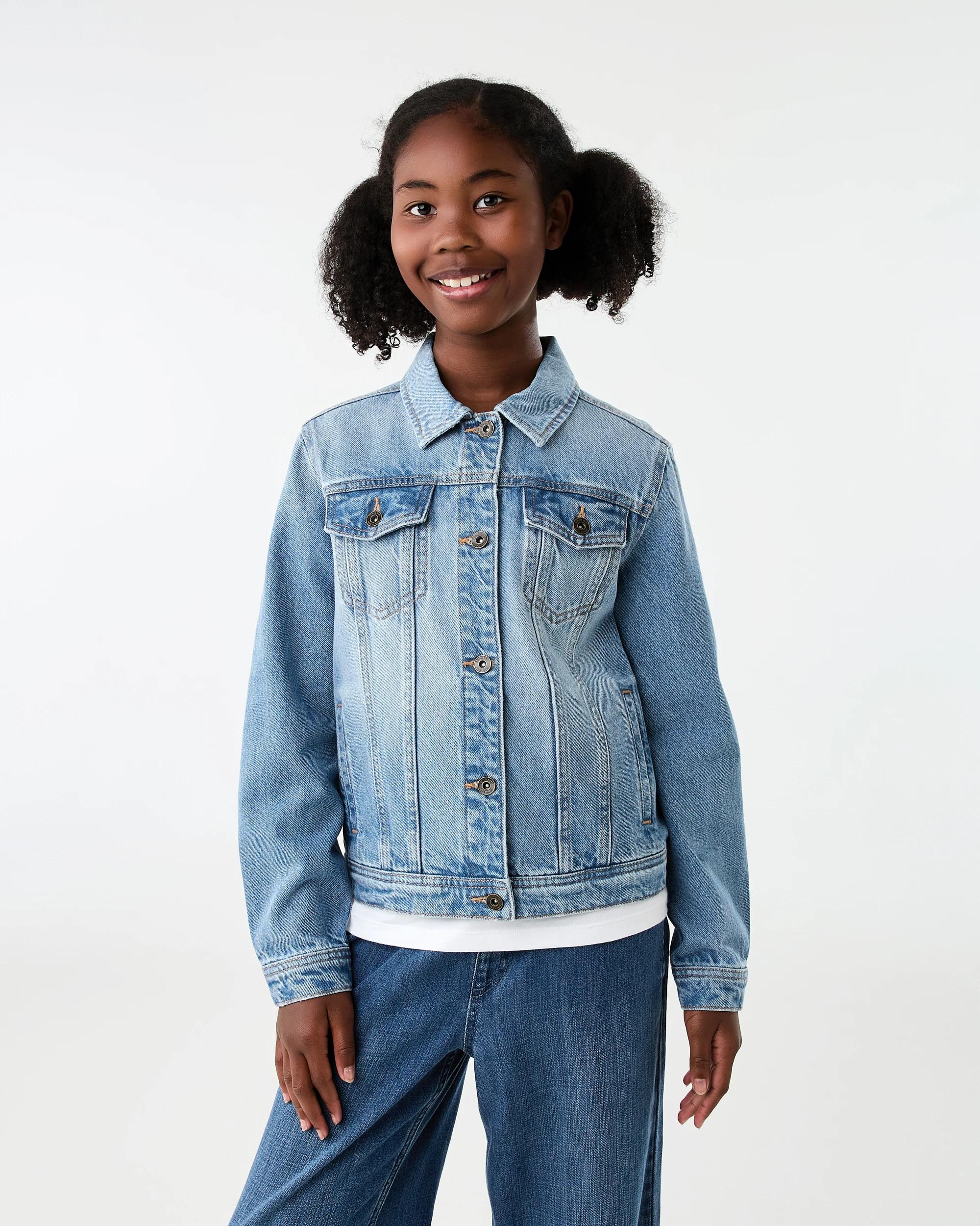 1 Denim Jacket Mid Wash, 1 of 9