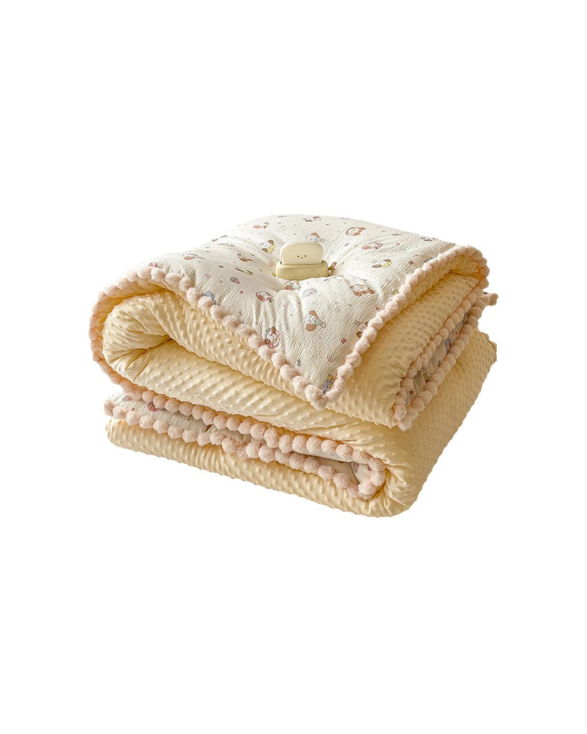1 Cotton More Thick Winter Blanket Comforter 200x230cm Pancake Puppy - Pattern, 1 of 6
