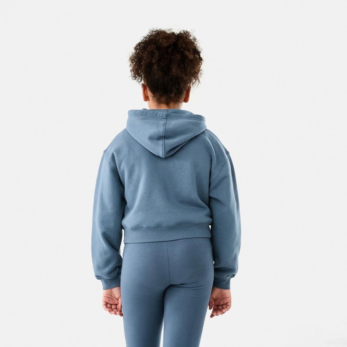 2 Cropped Print Zip Through Hoodie East Coast, 2 of 9
