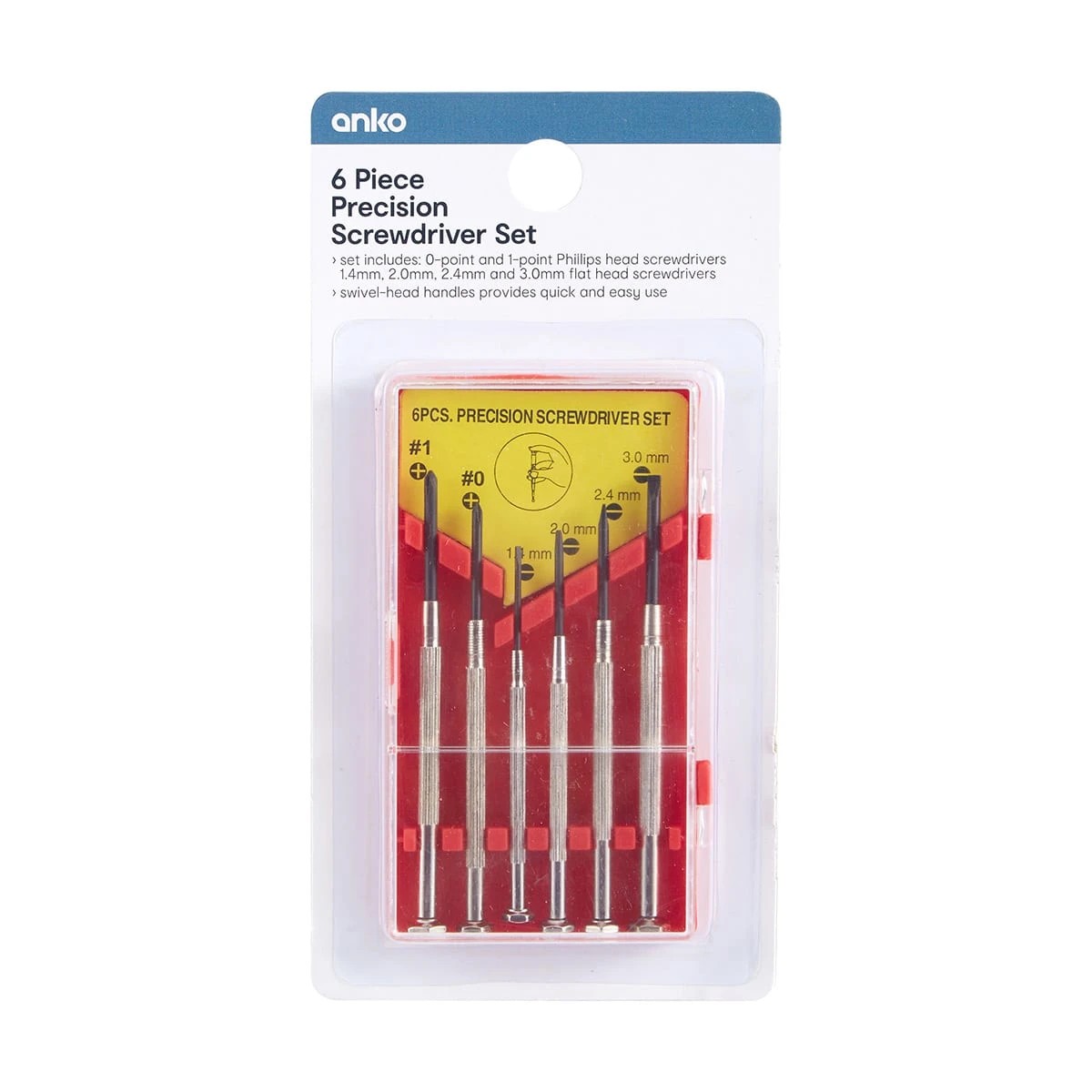 1 6 Piece Precision Screwdriver Set, 1 of 3